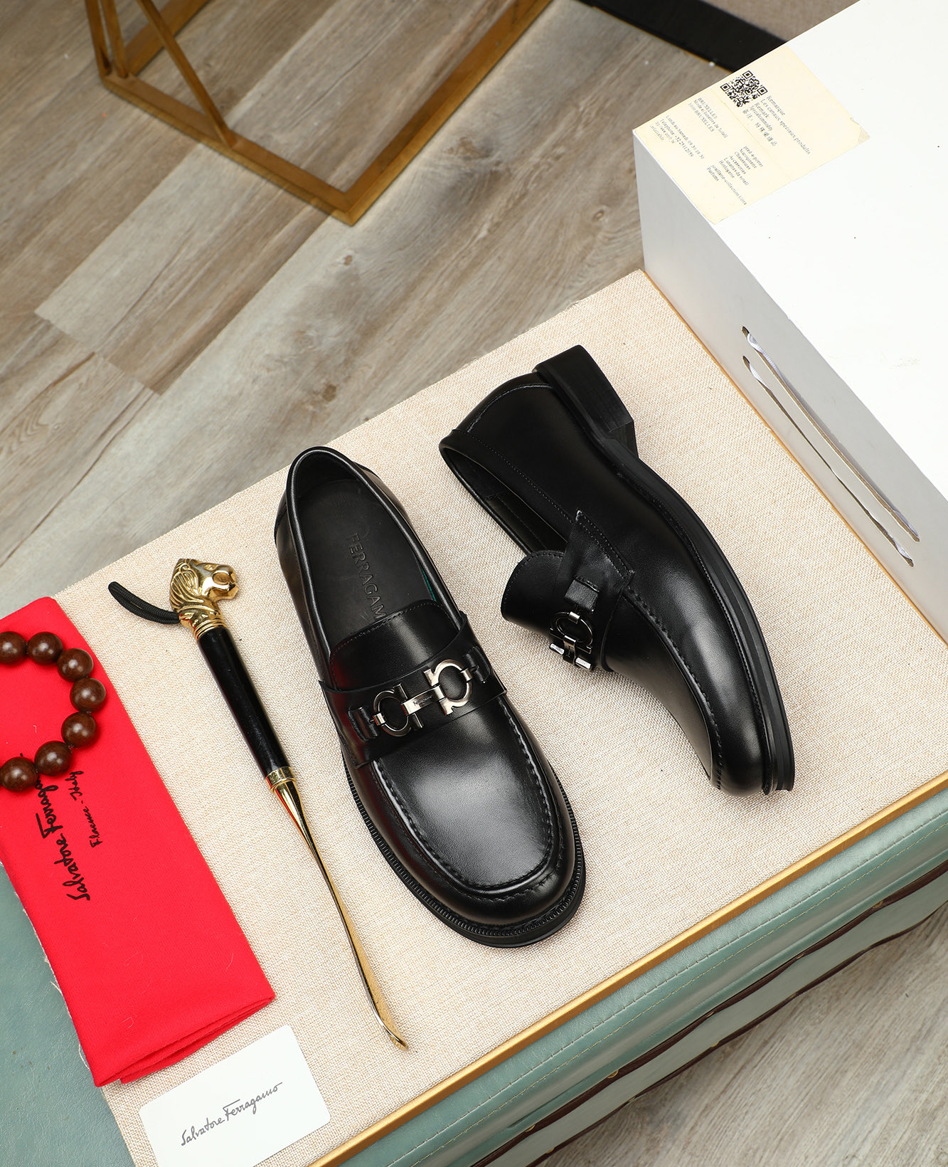 Salvatore Ferragamo Men's Leather Loafers - Classic Elegant Style 3 i1744790508490 9779 0 1