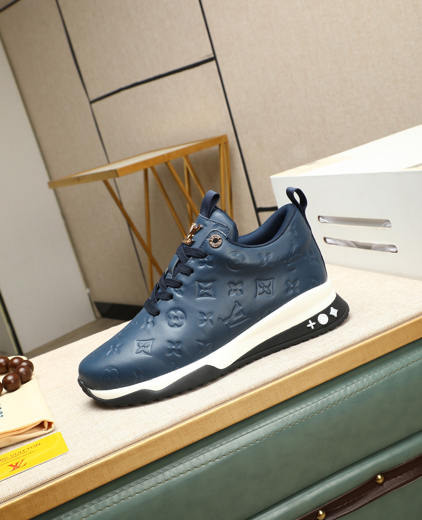 Louis Vuitton Fashion Sneakers for Men, Calf Leather, Blue, Size 39-44 7 i1745221528683 564 0 5