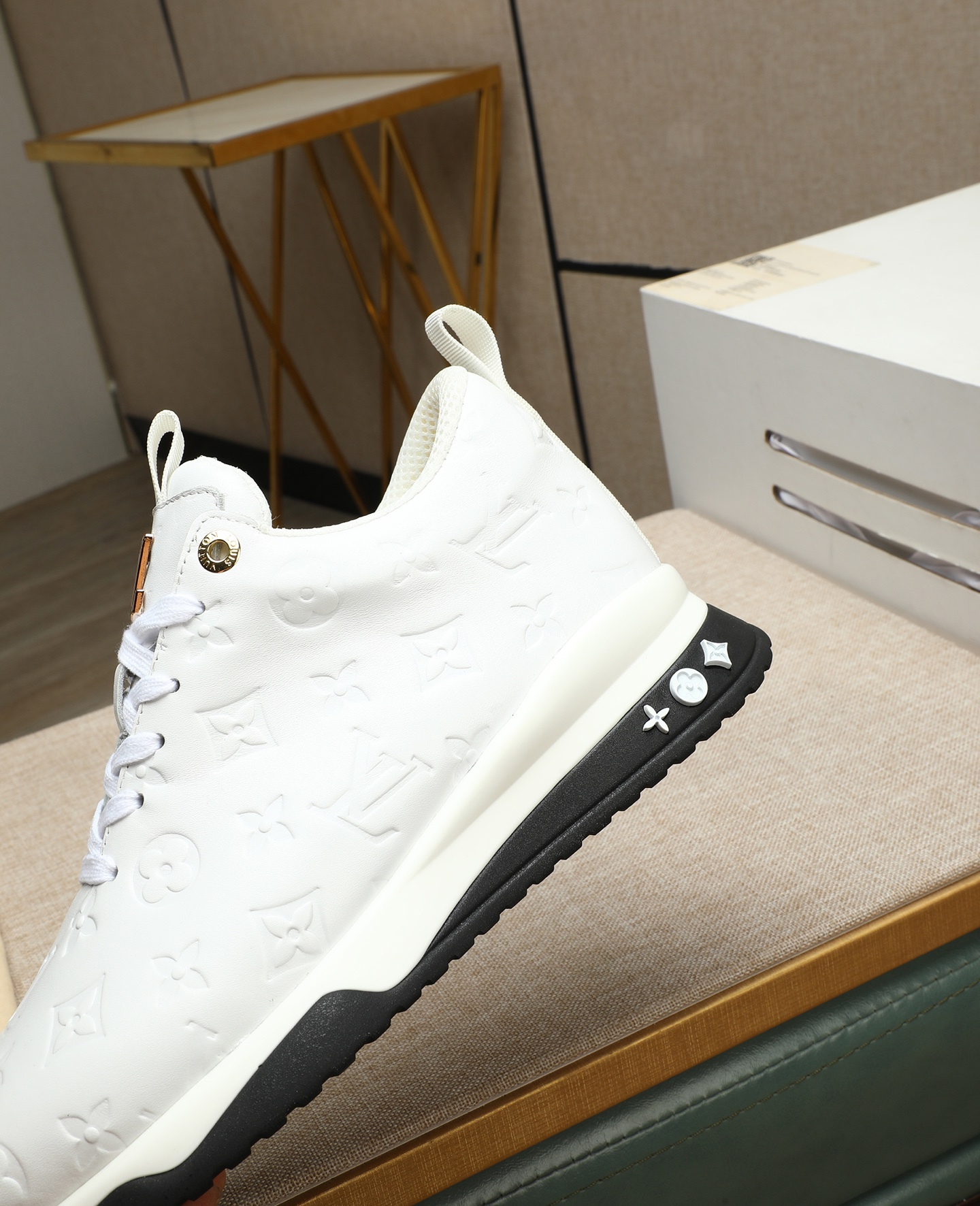 Louis Vuitton White Leather Trainer Sneakers, Fashion Show Edition 10 i1745221580883 6352 0 8
