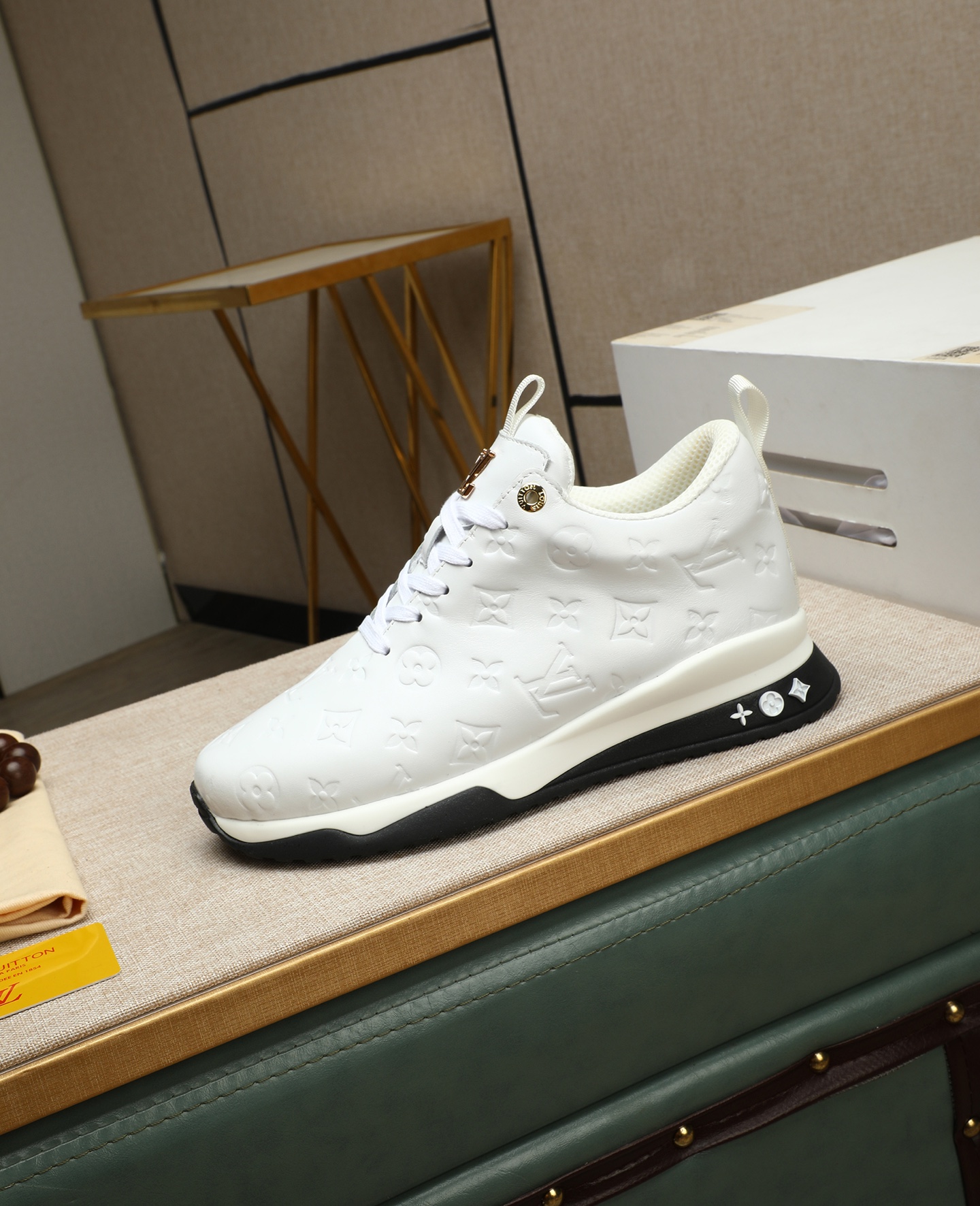 Louis Vuitton White Leather Trainer Sneakers, Fashion Show Edition 7 i1745221581930 5286 0 5