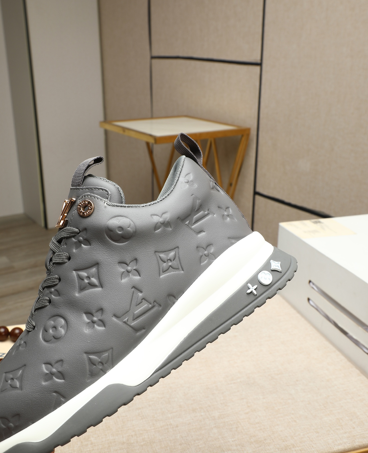 Louis Vuitton Grey Leather Milano Fashion Week Sneakers, Sizes 39-44 10 i1745221634448 7007 0 8