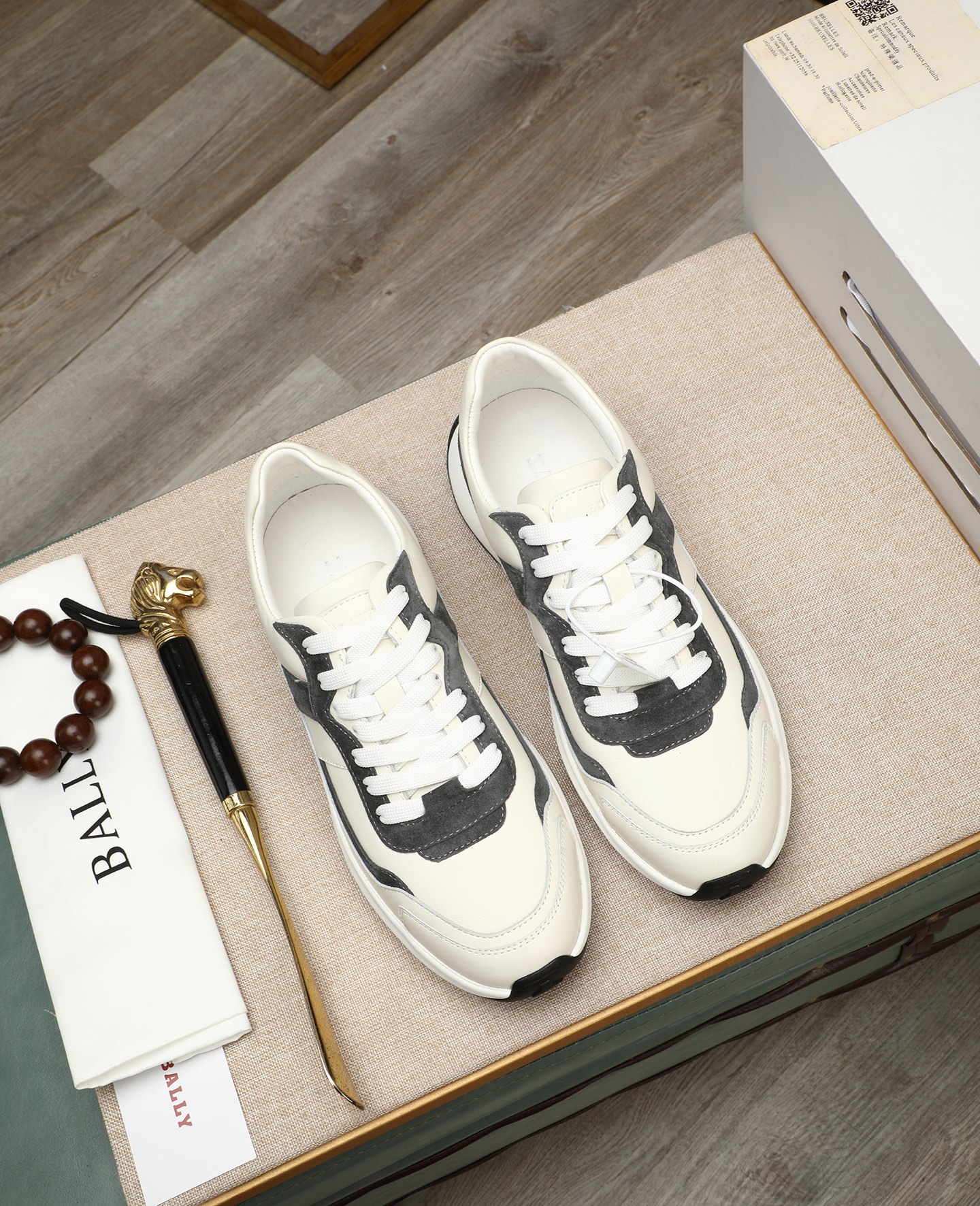 Bally Men's Low-Top Leather Sneakers - Lightweight and Comfortable 1 Bally Men's Low-Top Leather Sneakers - Lightweight and Comfortable
