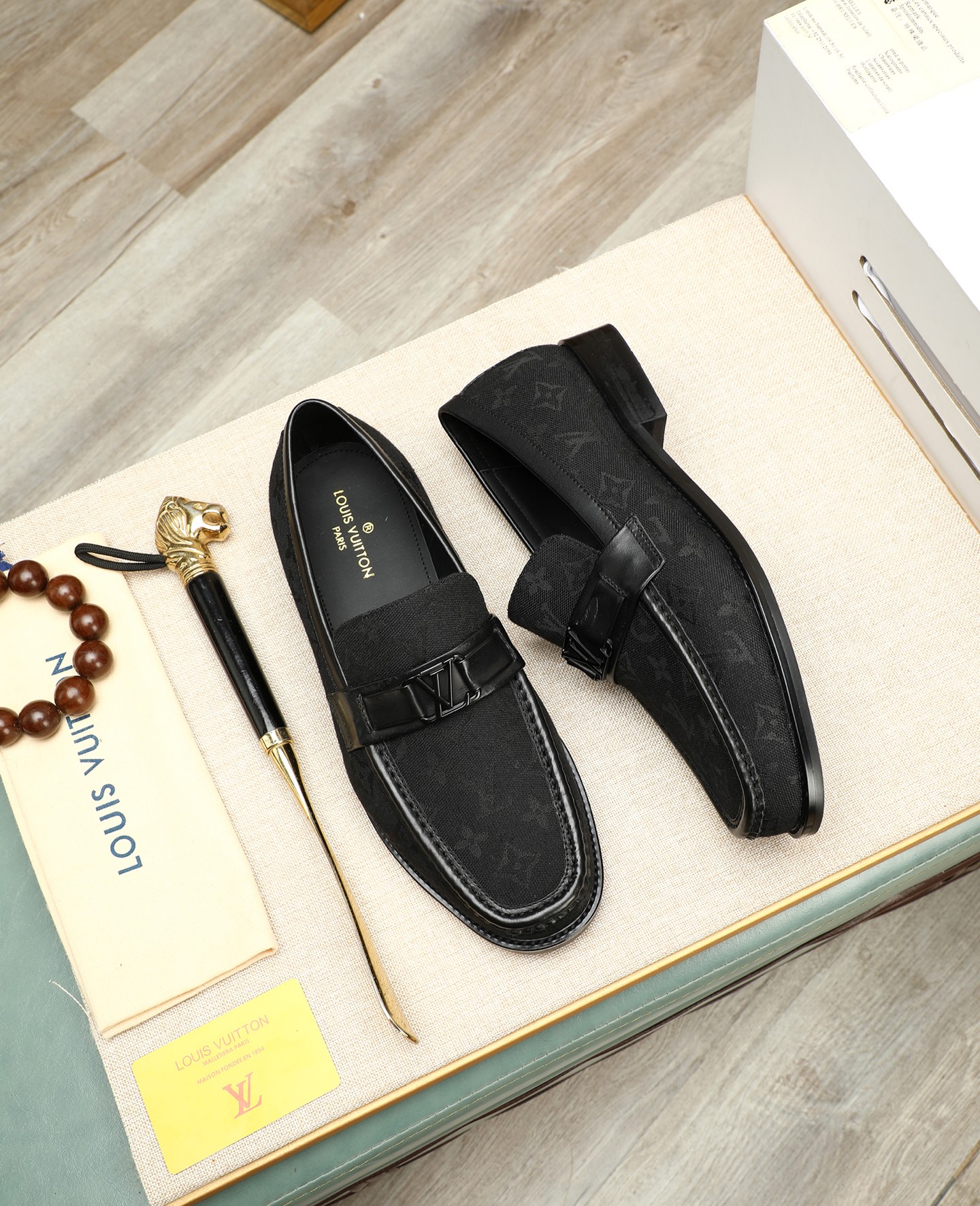 Louis Vuitton Men's Formal Business Loafers - Premium Leather Dress Shoes 3 i1745568279426 177 0 1