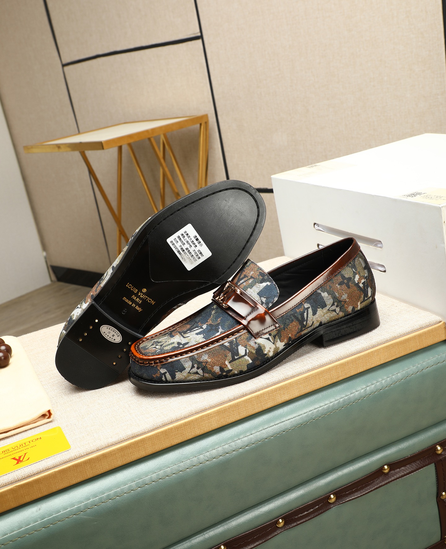 Louis Vuitton Men's Loafers: Italian Leather, Semi-Leather Sole, Formal Style 5 i1745568327729 3696 0 3
