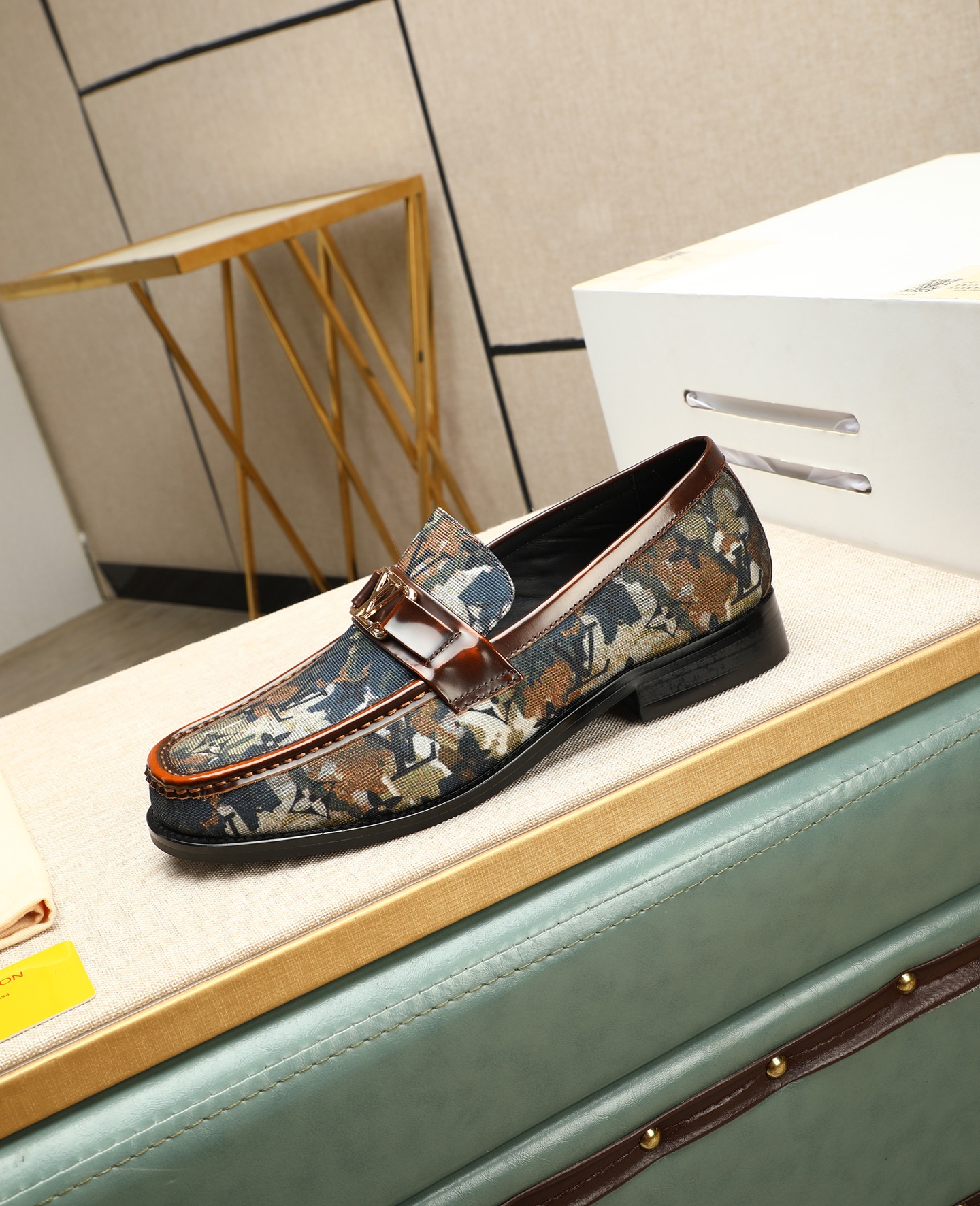 Louis Vuitton Men's Loafers: Italian Leather, Semi-Leather Sole, Formal Style 7 i1745568327743 8787 0 5