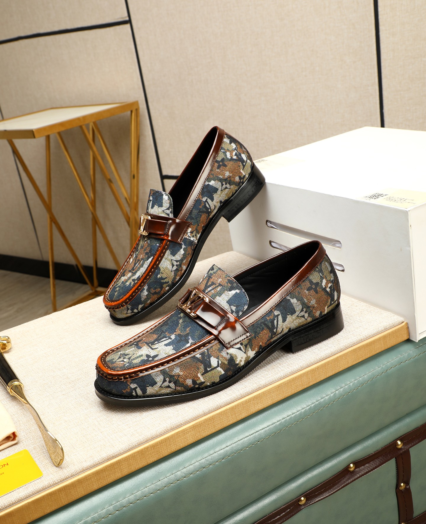 Louis Vuitton Men's Loafers: Italian Leather, Semi-Leather Sole, Formal Style 4 i1745568328843 3908 0 2