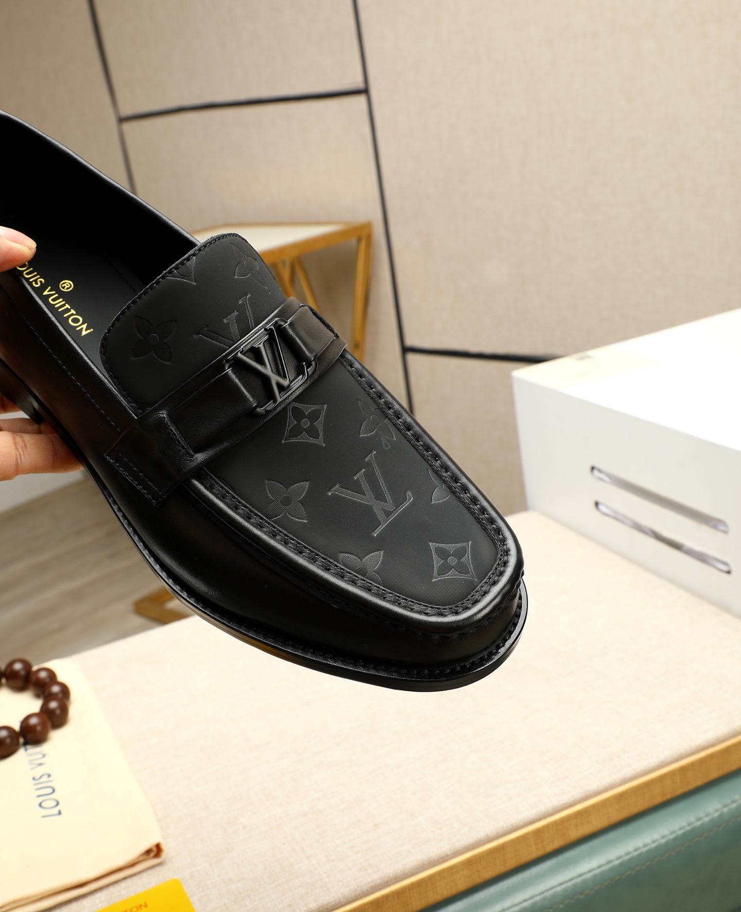 Louis Vuitton Men's Formal Leather Loafers Business Dress Shoes,Sizes 39-44 8 i1745568456433 8068 0 6