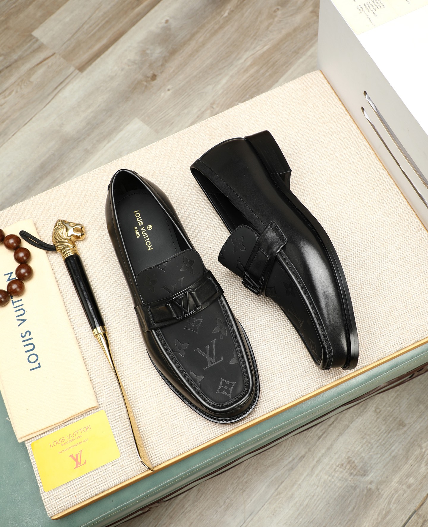 Louis Vuitton Men's Formal Leather Loafers Business Dress Shoes,Sizes 39-44 3 i1745568456464 9160 0 1