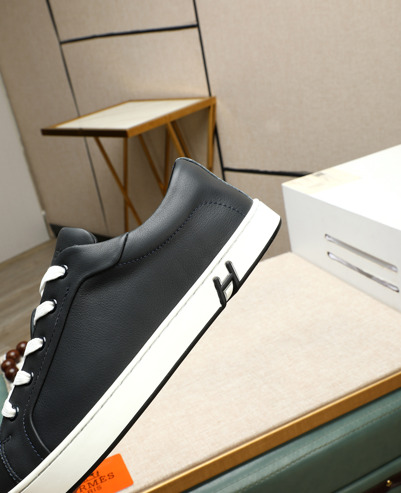 HHermes Bouncing Leather Sneakers, Men's Casual Shoes, Size 38-44 9 i1745778524688 1457 0 7