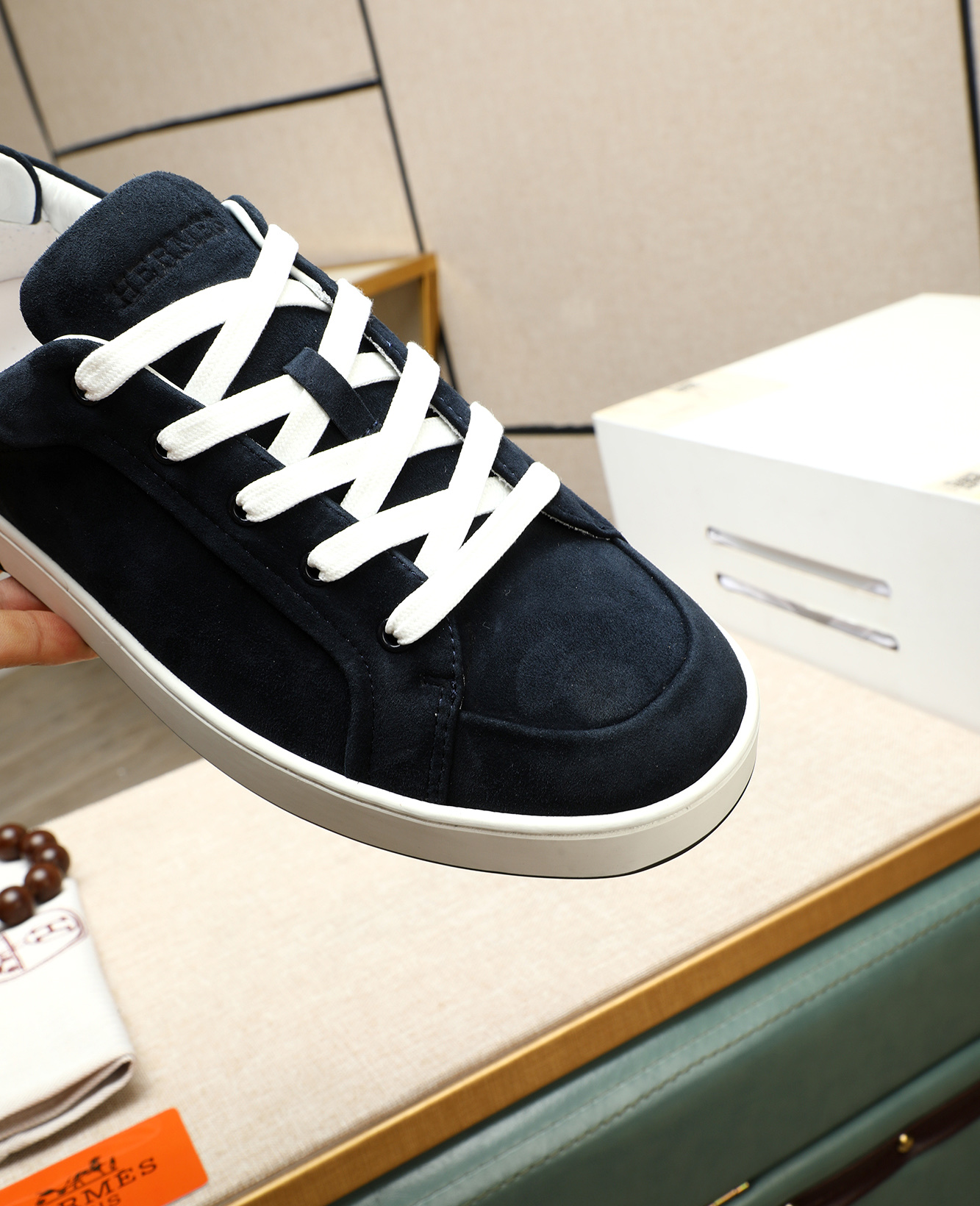 HHermes Bouncing Sneakers: Men's Casual Leather Shoes, Sizes 38-44 10 i1745778651187 7401 0 8