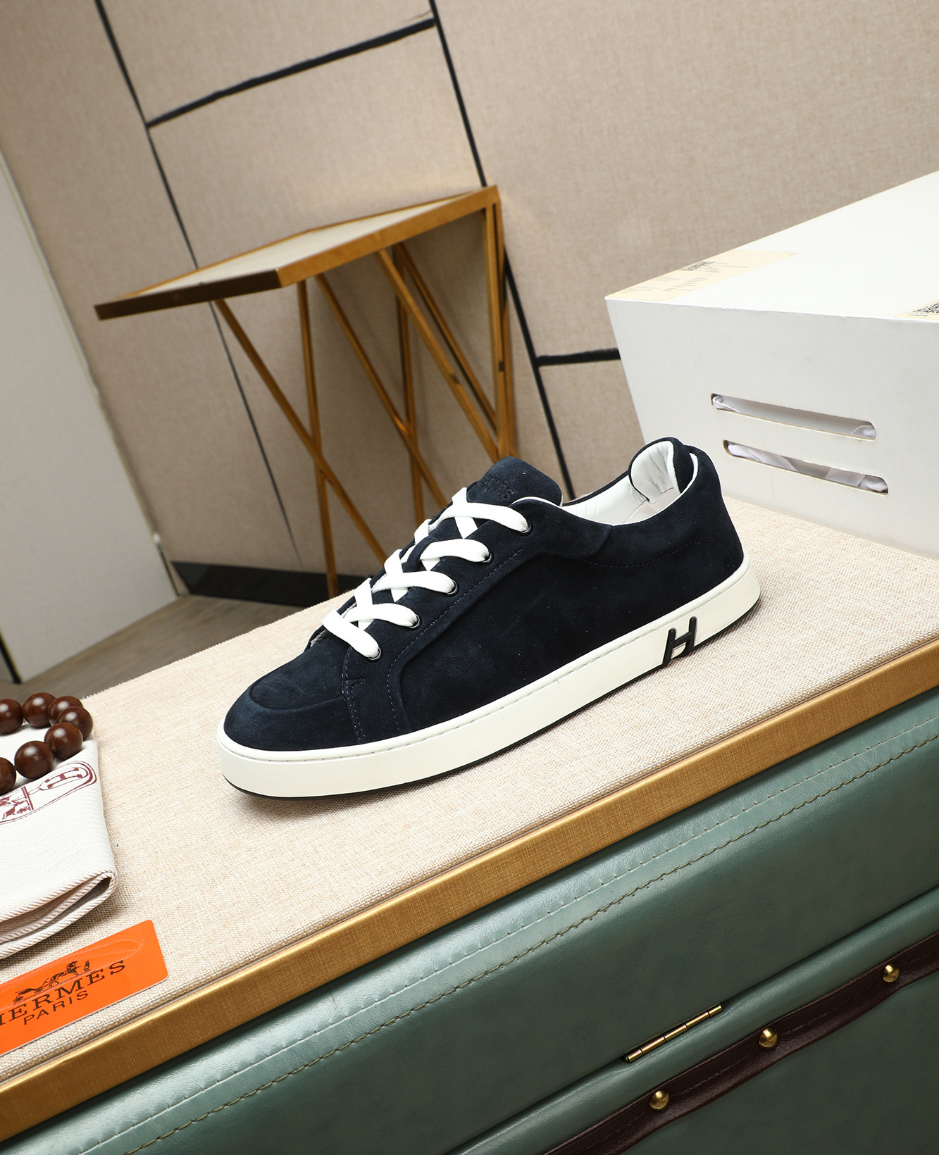 HHermes Bouncing Sneakers: Men's Casual Leather Shoes, Sizes 38-44 7 i1745778651241 7944 0 5