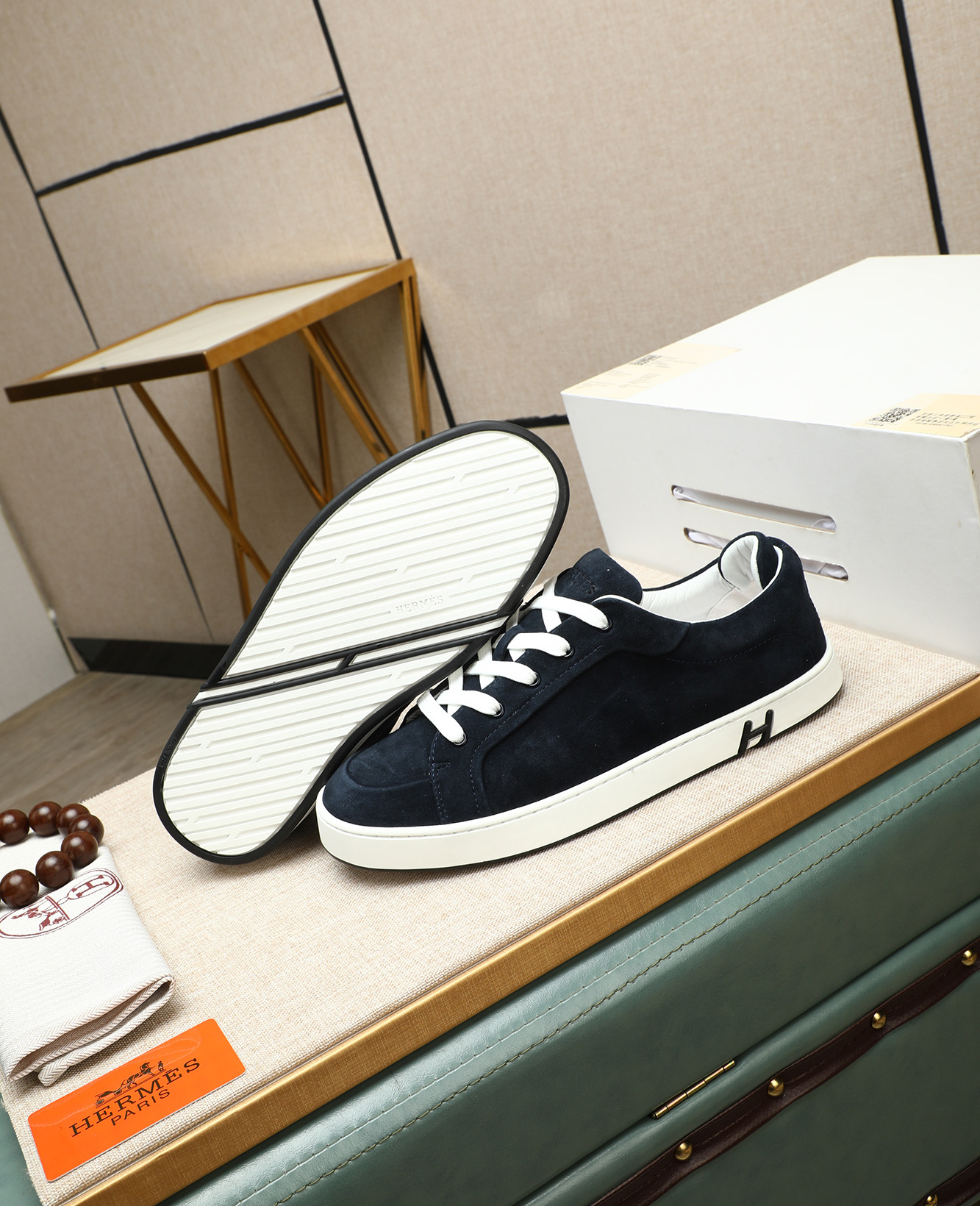 HHermes Bouncing Sneakers: Men's Casual Leather Shoes, Sizes 38-44 5 i1745778652208 8733 0 3