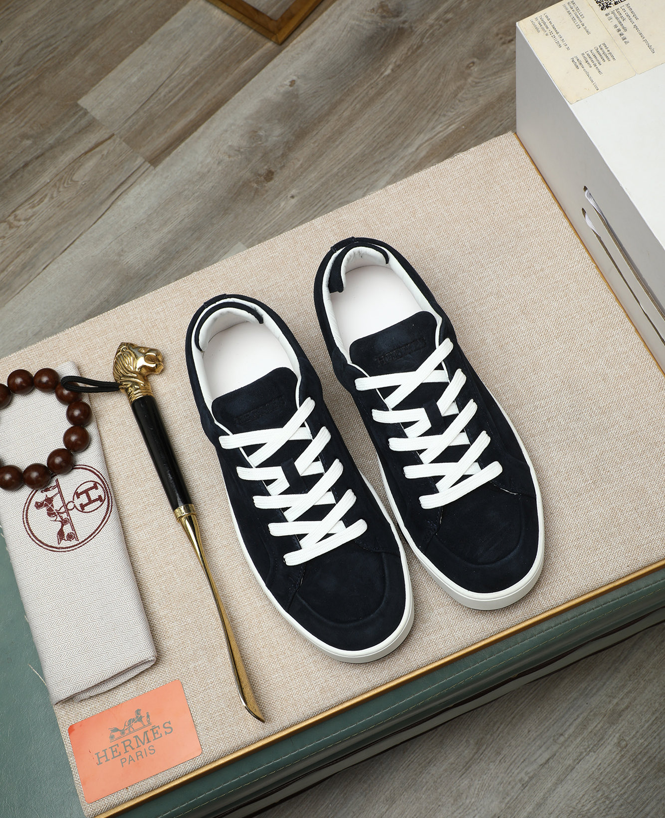 HHermes Bouncing Sneakers: Men's Casual Leather Shoes, Sizes 38-44 2 i1745778652334 3587 0 0