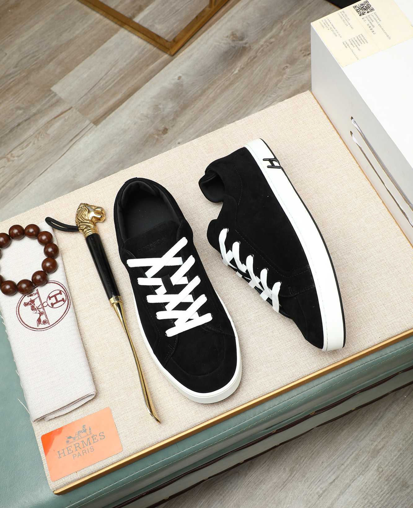 HHermes Bouncing Sneakers: Leather Upper, Fashionable Design, Casual Style 3 i1745778675758 8127 0 1