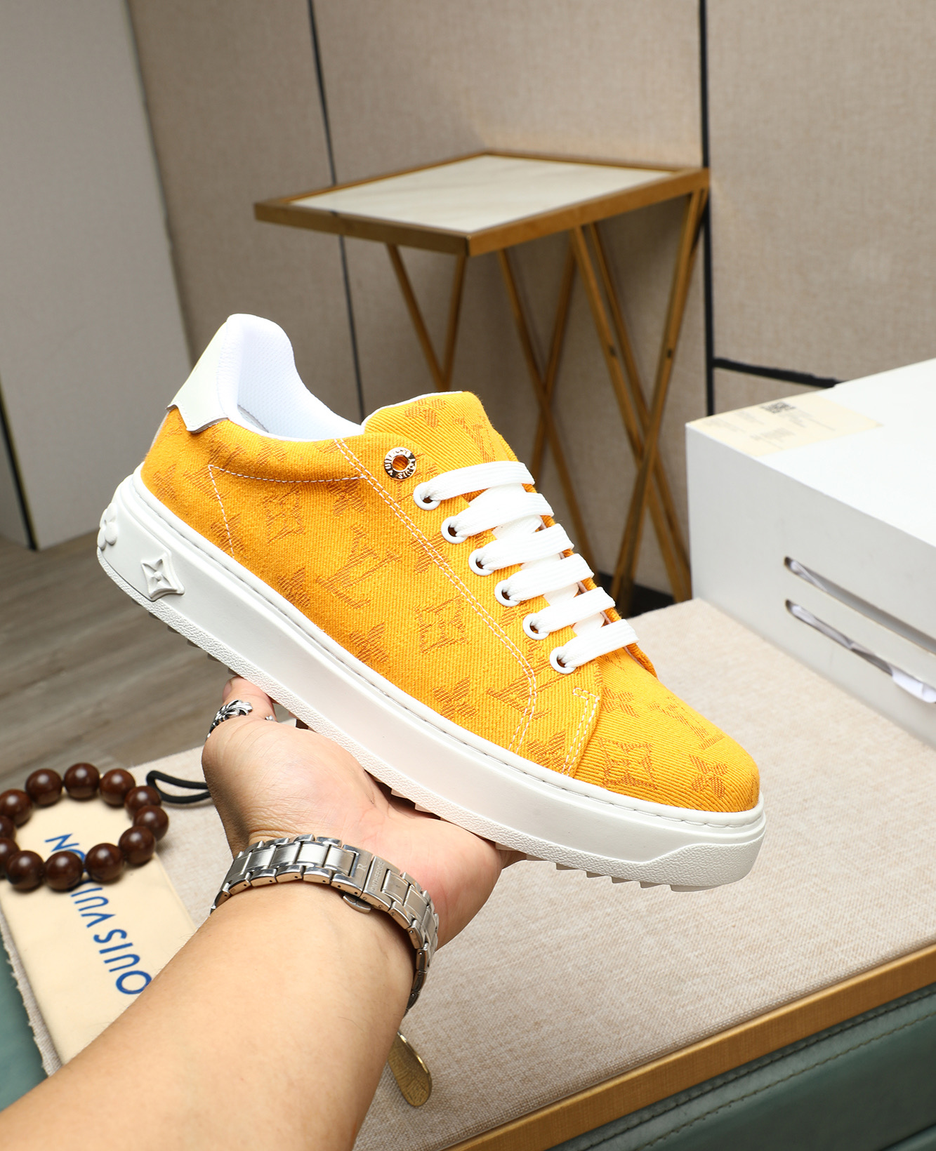 Louis Vuitton 2025 Runway Sneakers - Calf Leather, Iconic Design 6 i1746773579882 3227 0 4