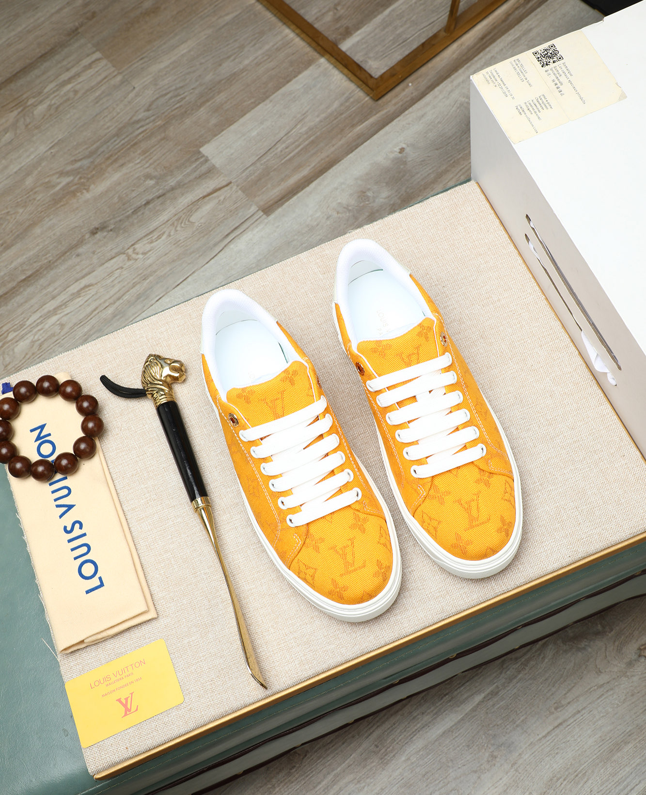 Louis Vuitton 2025 Runway Sneakers - Calf Leather, Iconic Design 3 i1746773581416 5947 0 1