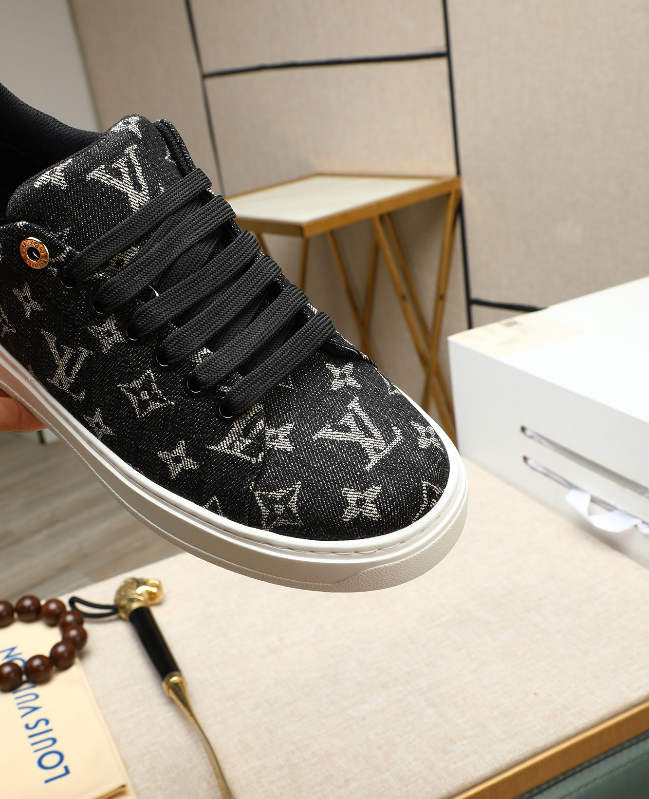 Louis Vuitton 2025 Fashion Show Sneakers, Calfskin, Leather Lined 8 i1746773610139 7458 0 6