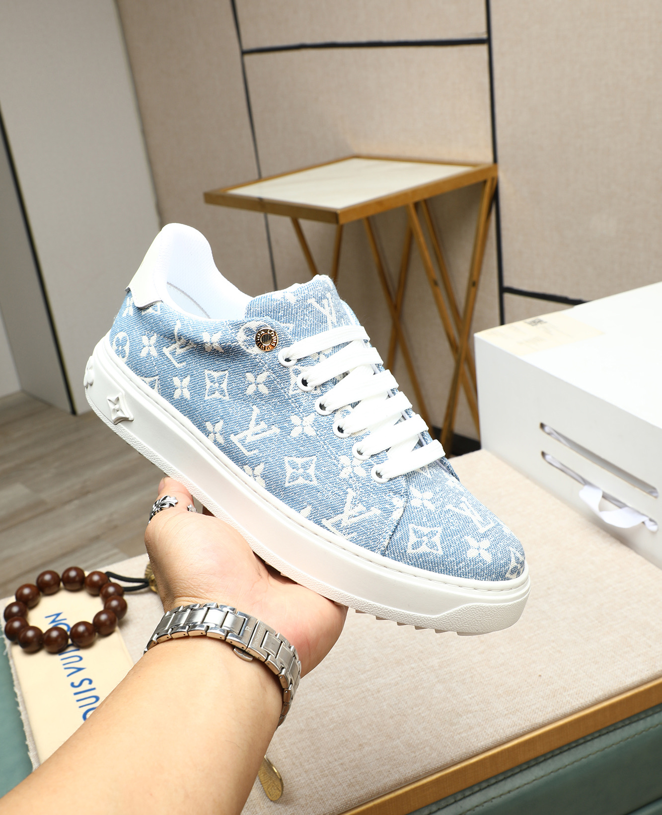 Louis Vuitton 2025 Runway Sneakers - Calfskin Leather, Original Design 6 i1746773621060 2388 0 4