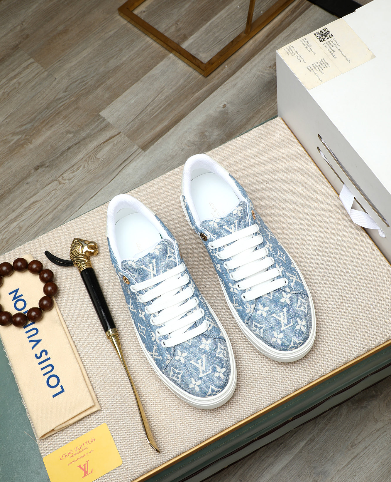 Louis Vuitton 2025 Runway Sneakers - Calfskin Leather, Original Design 3 i1746773621296 7351 0 1