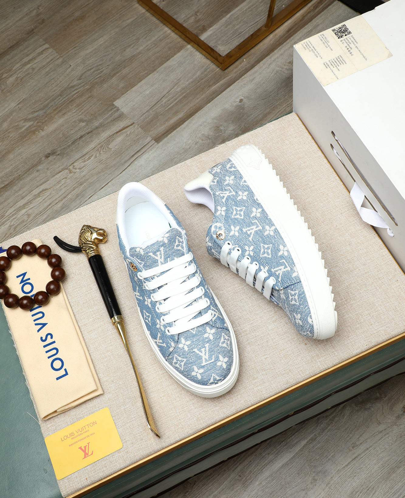 Louis Vuitton 2025 Runway Sneakers - Calfskin Leather, Original Design 4 i1746773621375 2394 0 2