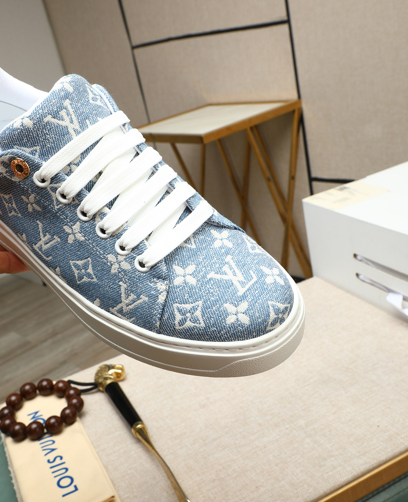 Louis Vuitton 2025 Runway Sneakers - Calfskin Leather, Original Design 8 i1746773621984 4484 0 6