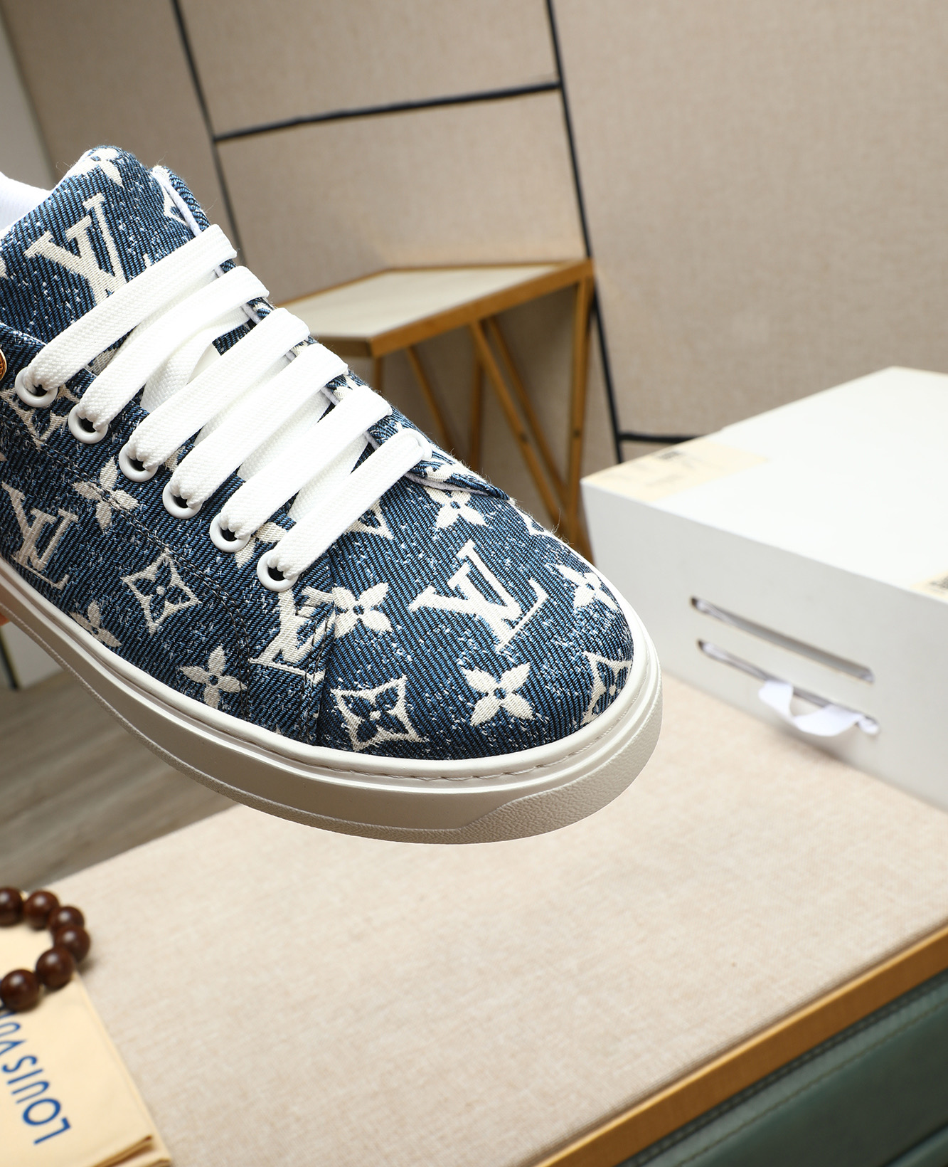 Louis Vuitton 2025 Runway Sneakers in Monogram Denim, Calf Leather 10 i1746773646804 3240 0 8