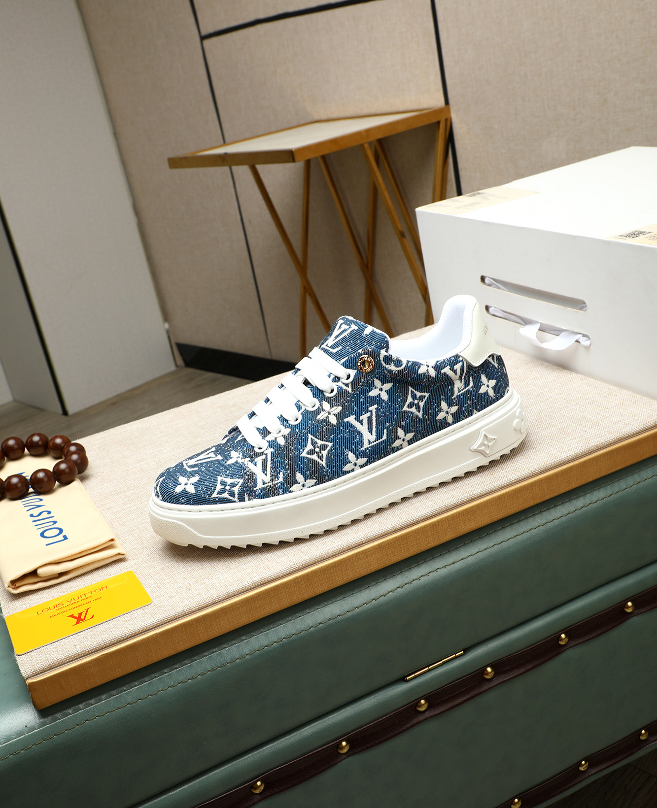 Louis Vuitton 2025 Runway Sneakers in Monogram Denim, Calf Leather 7 i1746773647486 3289 0 5