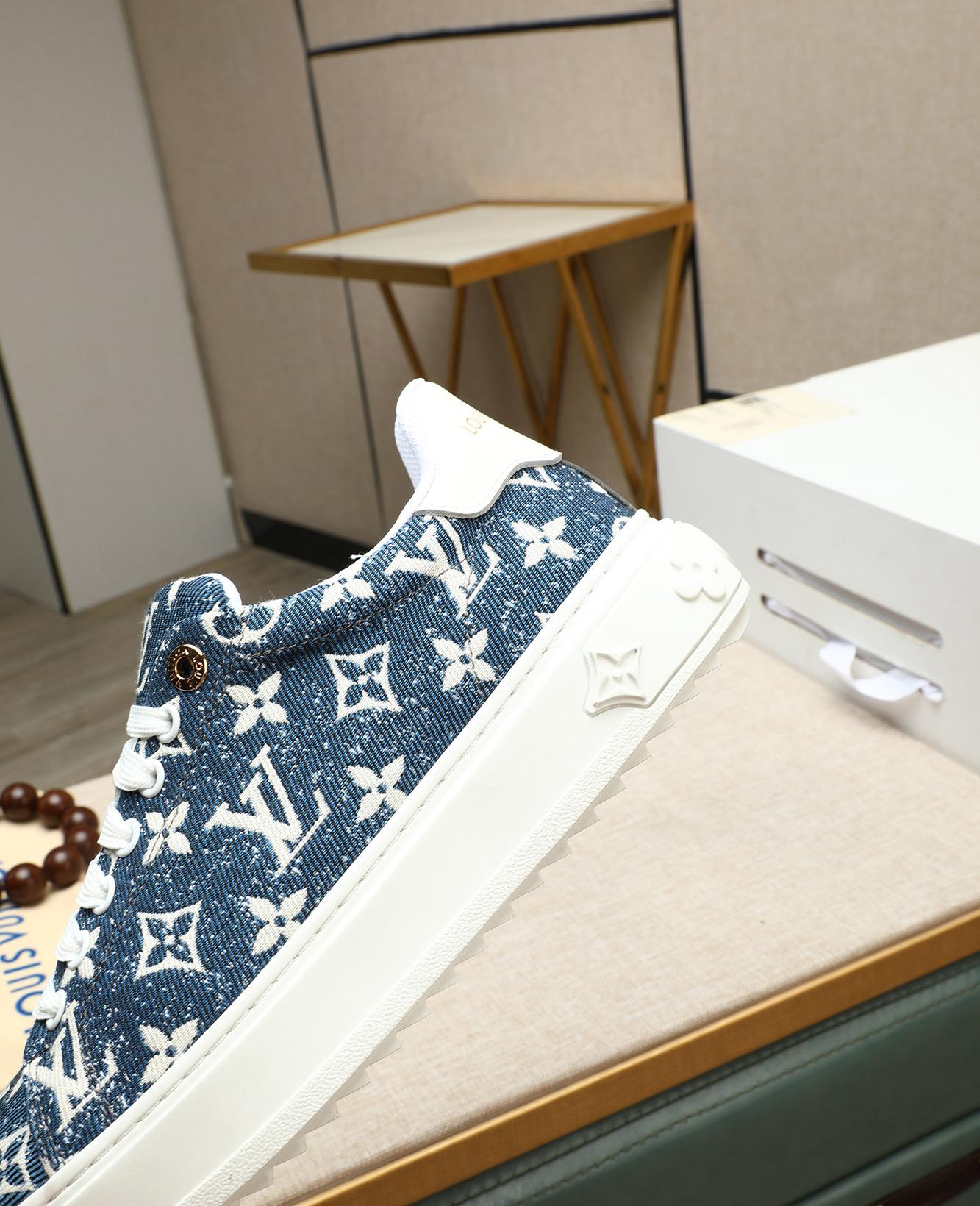 Louis Vuitton 2025 Runway Sneakers in Monogram Denim, Calf Leather 8 i1746773647502 7441 0 6