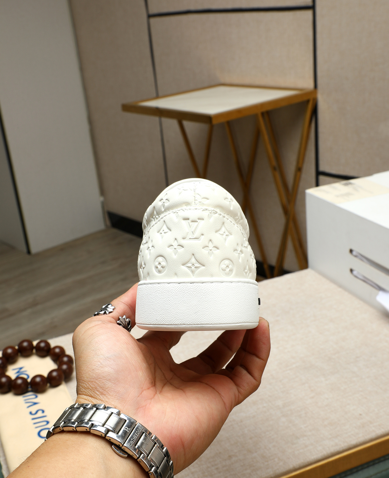 Louis Vuitton 2025 Milan Fashion Week White Leather Slip-On Sneakers 10 i1746773939028 8965 0 8