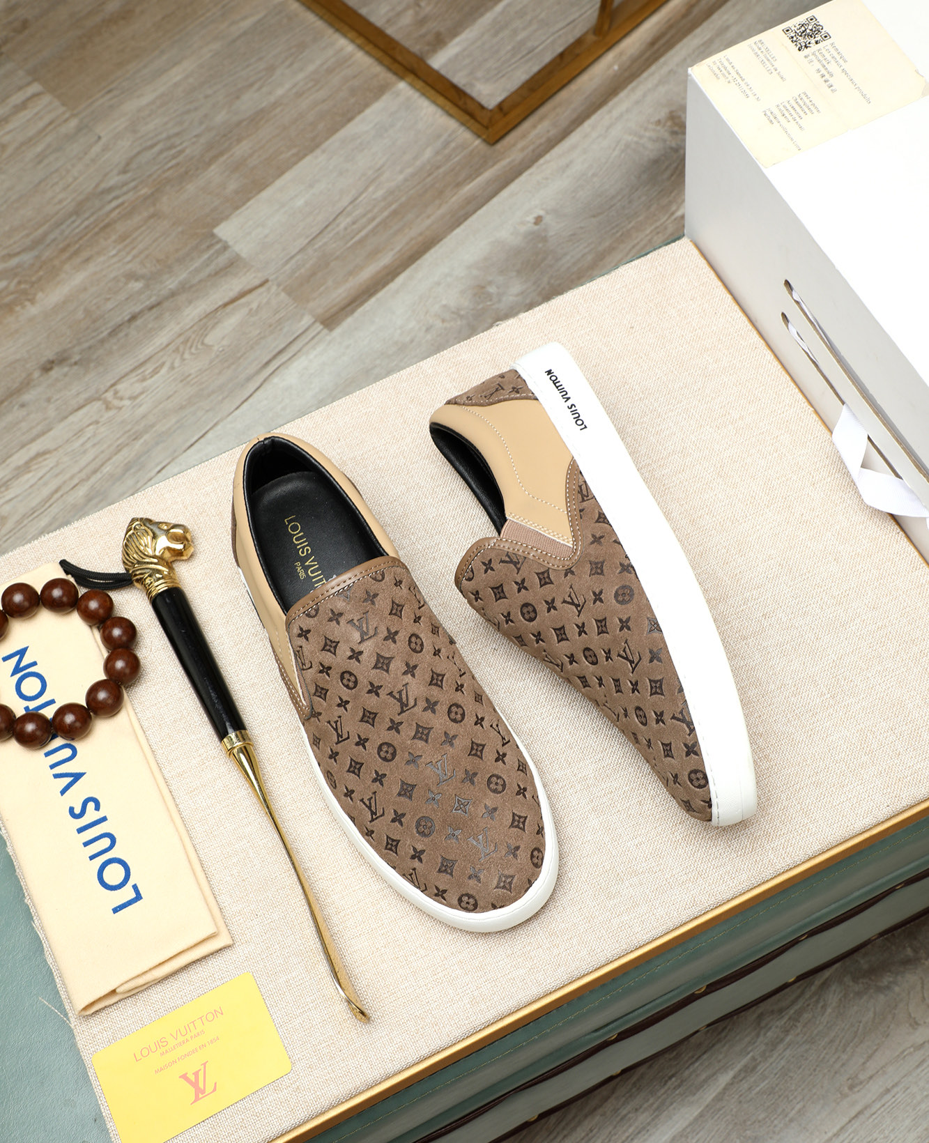 Louis Vuitton 2025 Milan Fashion Show Slip-On Sneakers 4 i1746773952777 7717 0 2