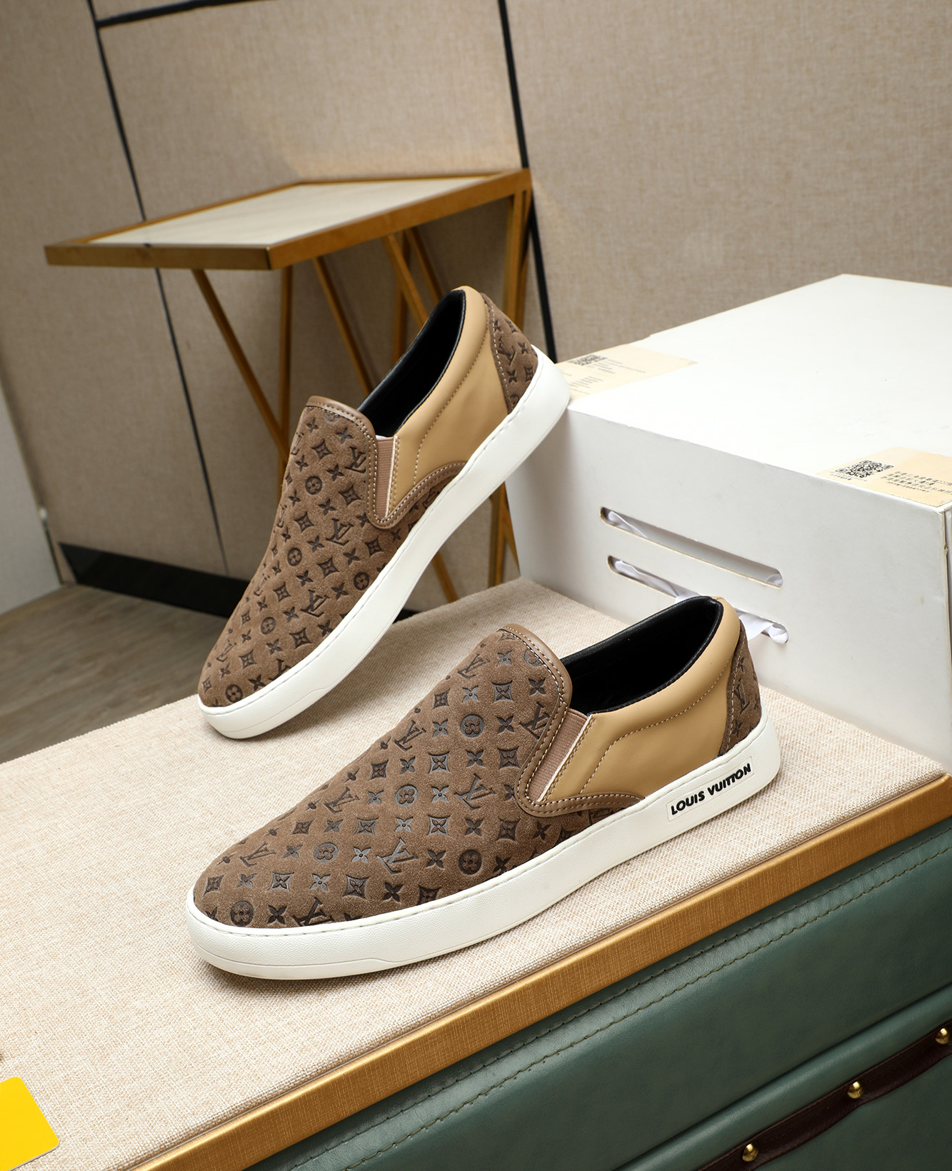 Louis Vuitton 2025 Milan Fashion Show Slip-On Sneakers 1 Louis Vuitton 2025 Milan Fashion Show Slip-On Sneakers