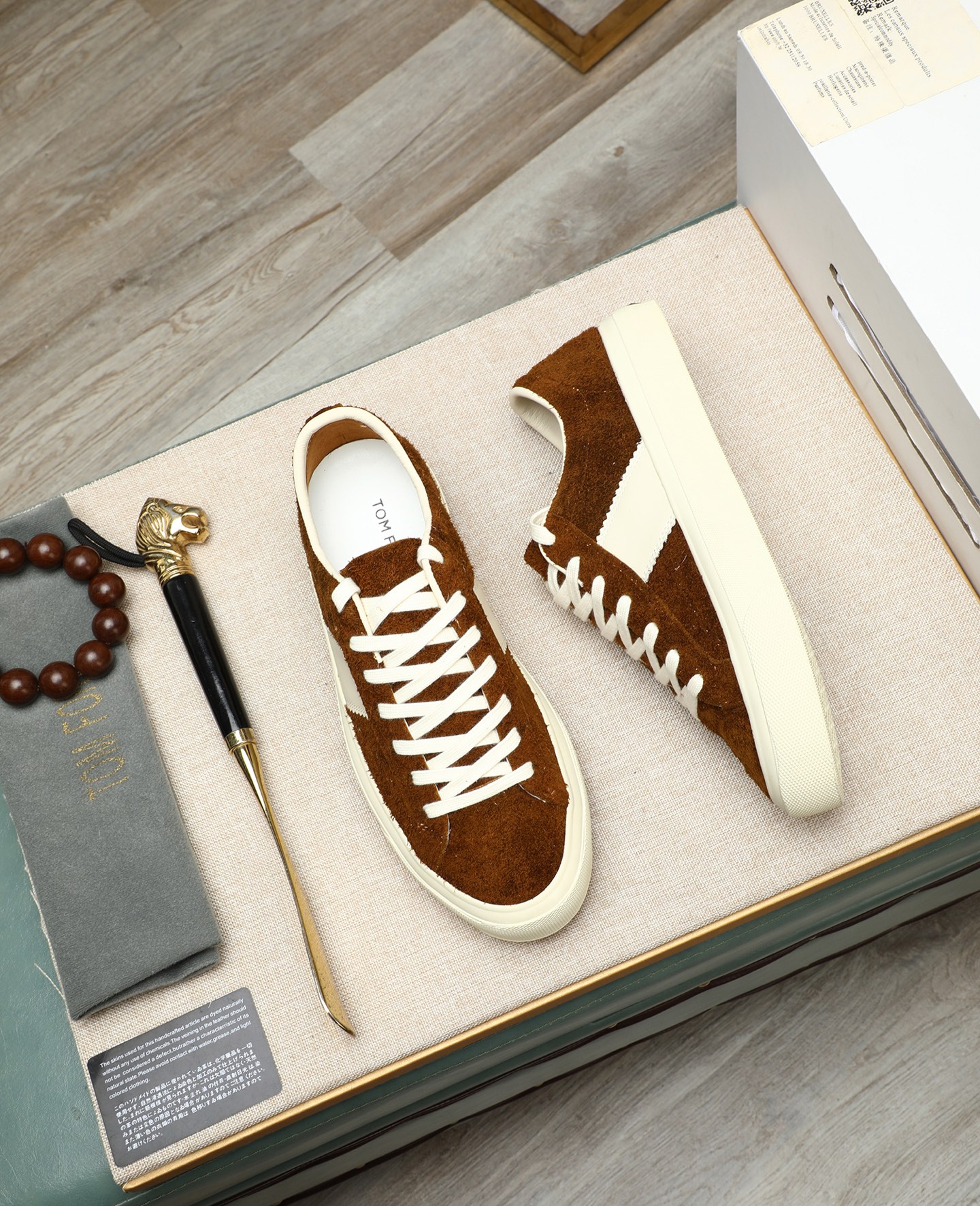 Tom Ford Suede Low-Top Sneakers, Stylish Casual Shoes for Men & Women 3 i1747031225022 4082 0 1