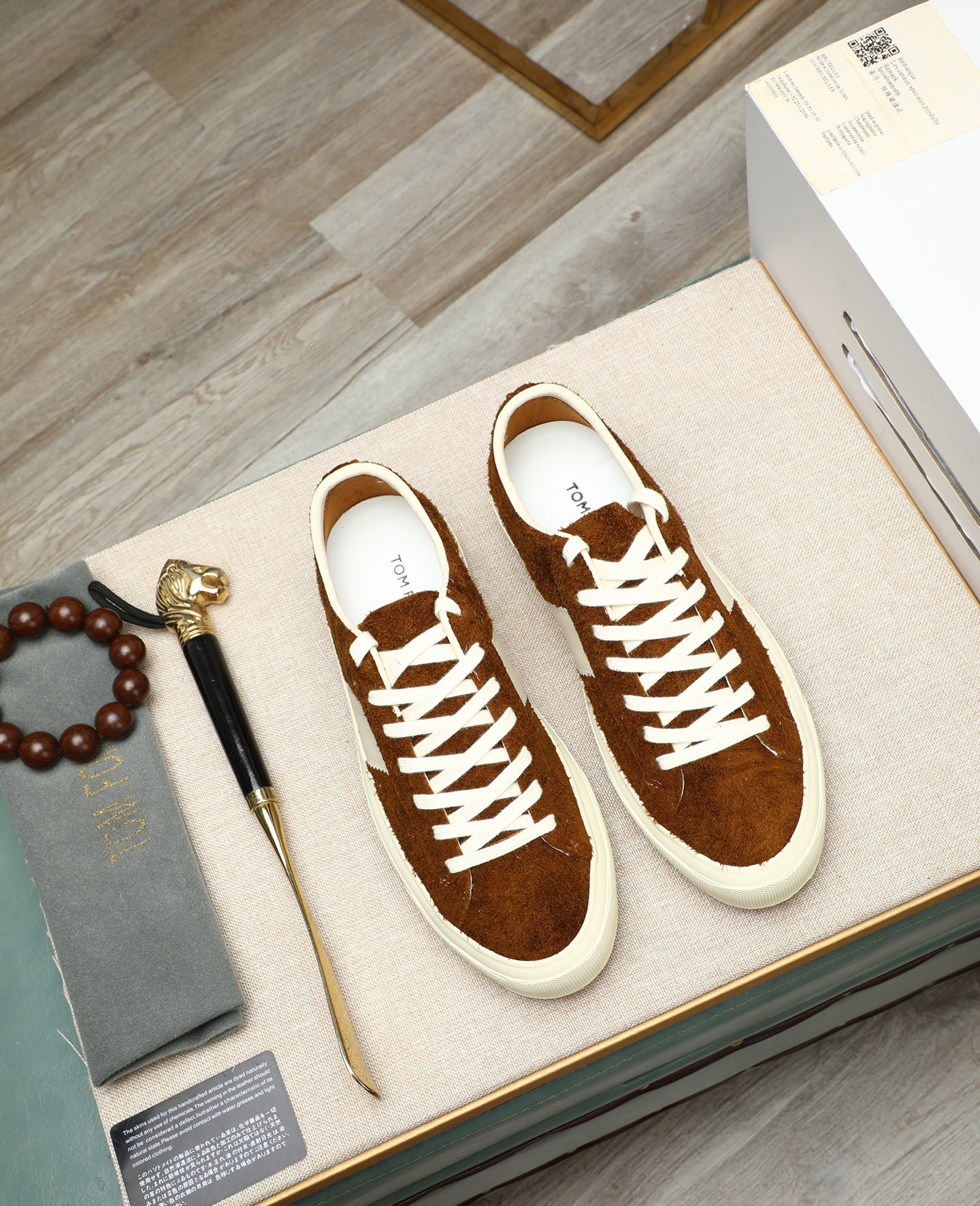 Tom Ford Suede Low-Top Sneakers, Stylish Casual Shoes for Men & Women 2 i1747031225056 1027 0 0