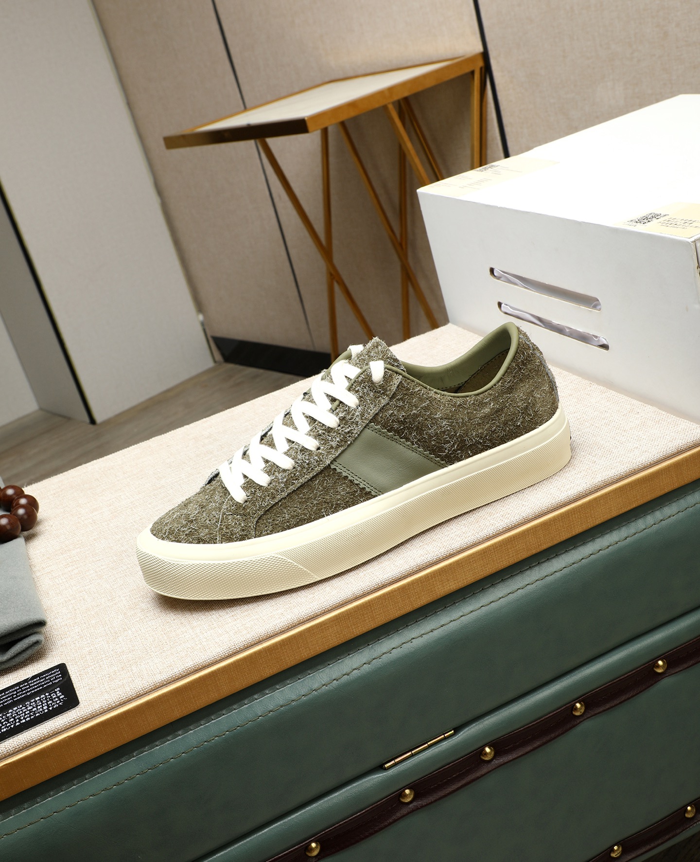Tom Ford Men's Casual Canvas Sneakers Lace-up Shoes, Comfortable and Stylish 7 i1747031256226 4912 0 5