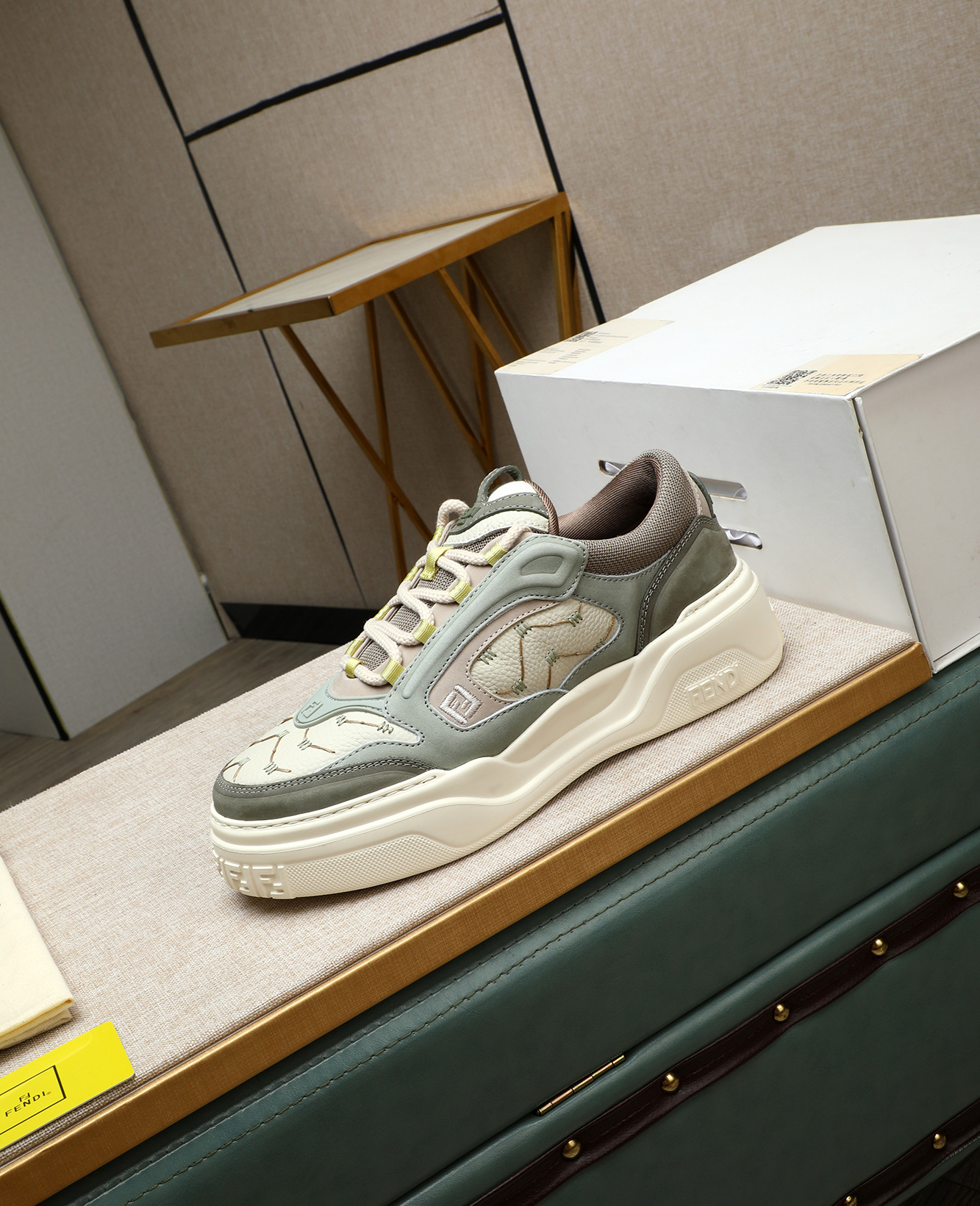 Fendi Men's Nappa & Leather Luxury Sneakers, Fashionable and Comfortable 7 i1747031457866 2838 0 5