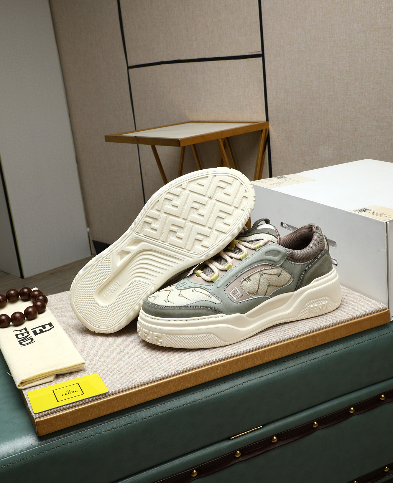 Fendi Men's Nappa & Leather Luxury Sneakers, Fashionable and Comfortable 5 i1747031459145 1314 0 3