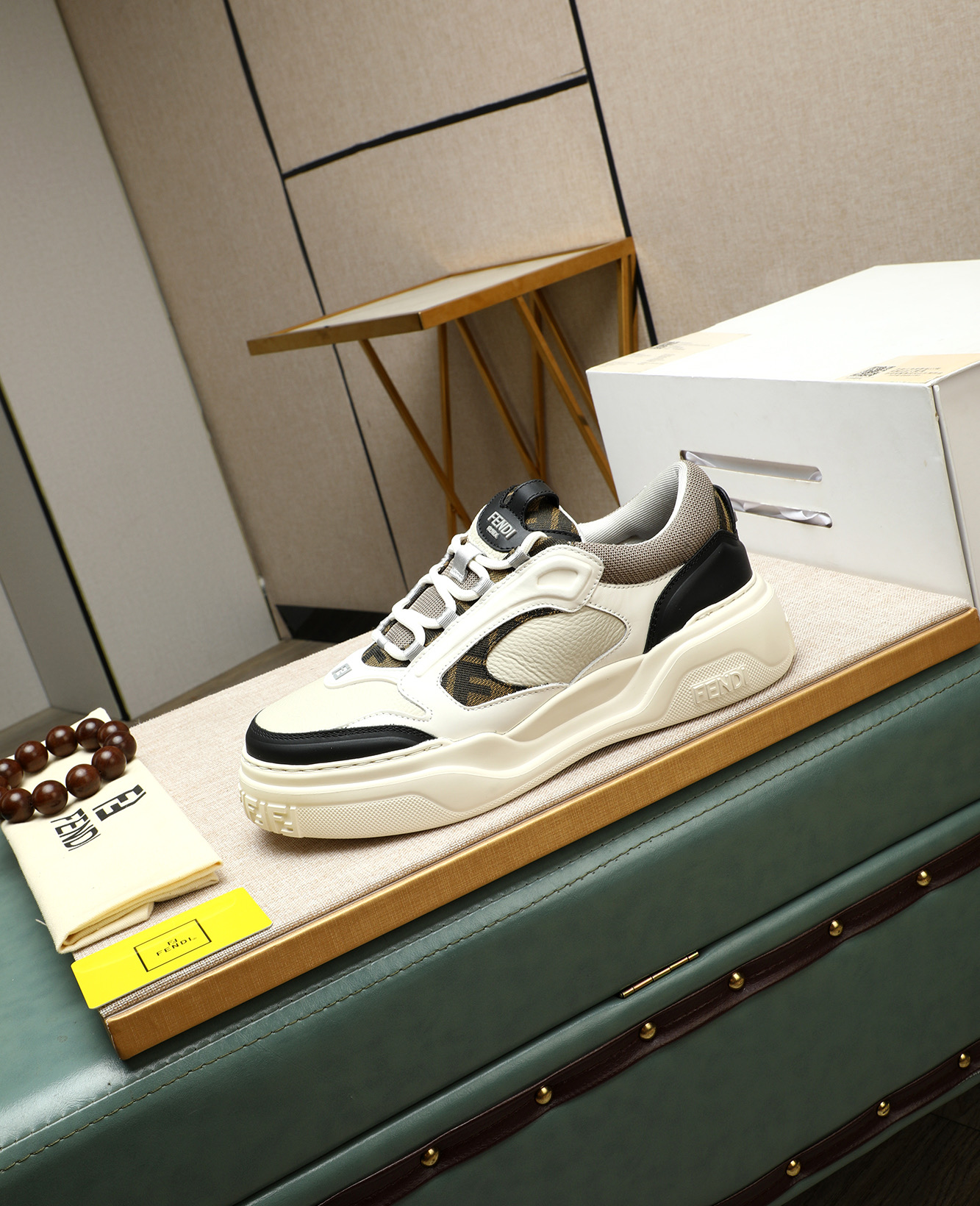 Fendi Men's Nappa & Litchi Leather Sneakers - High-End Quality & Craftsmanship 7 i1747031569194 6674 0 5