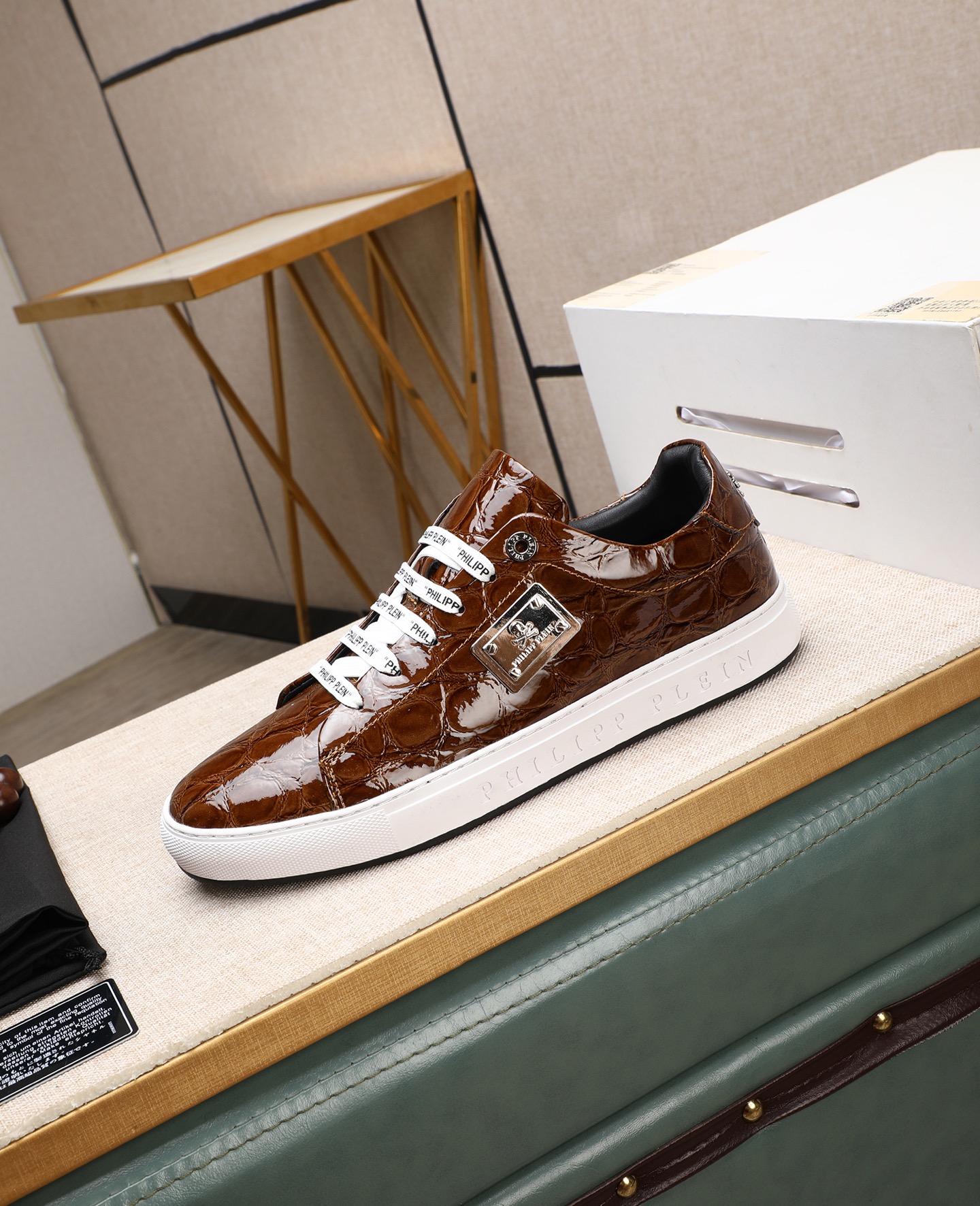 Precio de fábrica PP Phillip Calidad original. Entrenadores de estilo moderno único. Zapatos casuale