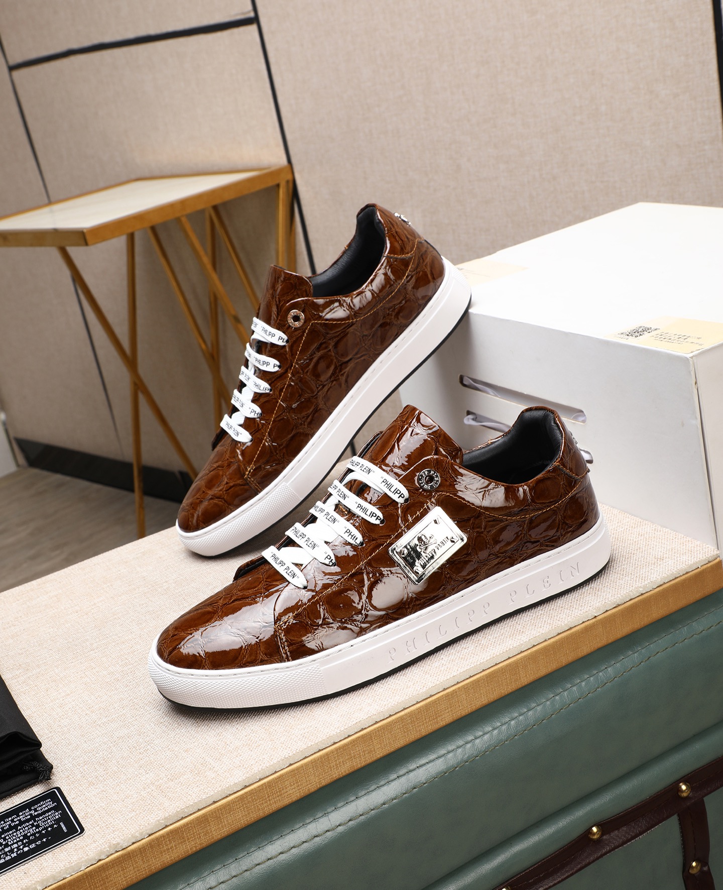 Precio de fábrica PP Phillip Calidad original. Entrenadores de estilo moderno único. Zapatos casuale