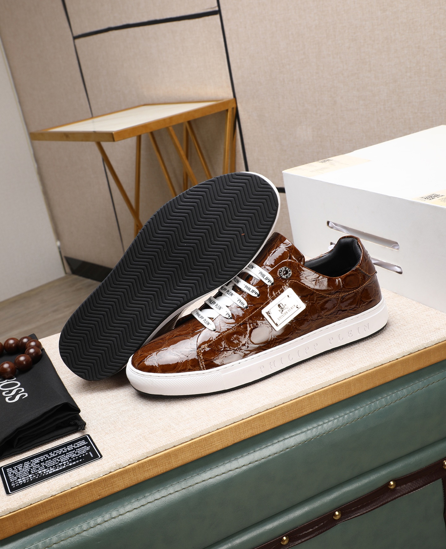 Precio de fábrica PP Phillip Calidad original. Entrenadores de estilo moderno único. Zapatos casuale