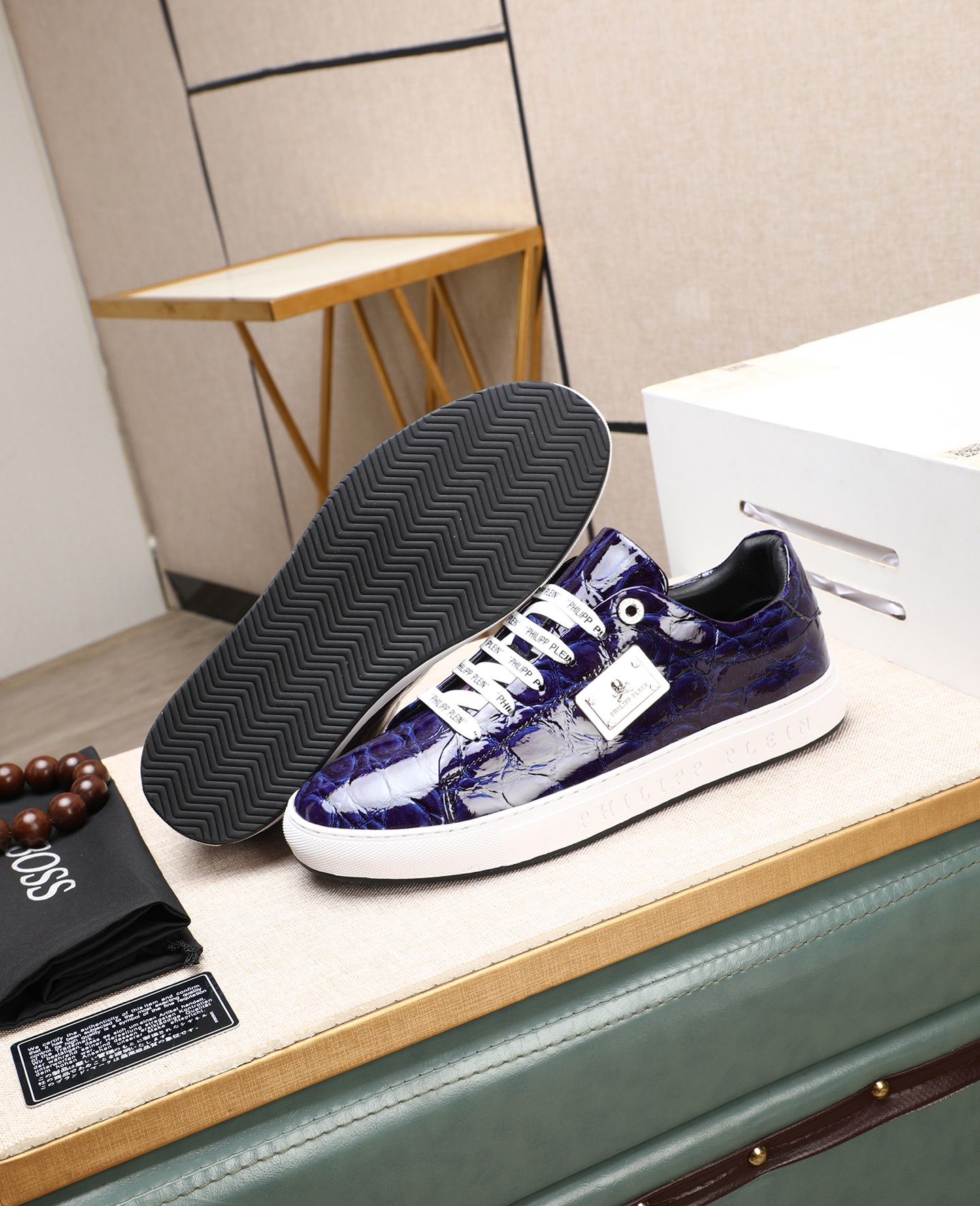 Precio de fábrica PP Phillip Calidad original. Entrenadores de estilo moderno único. Zapatos casuale