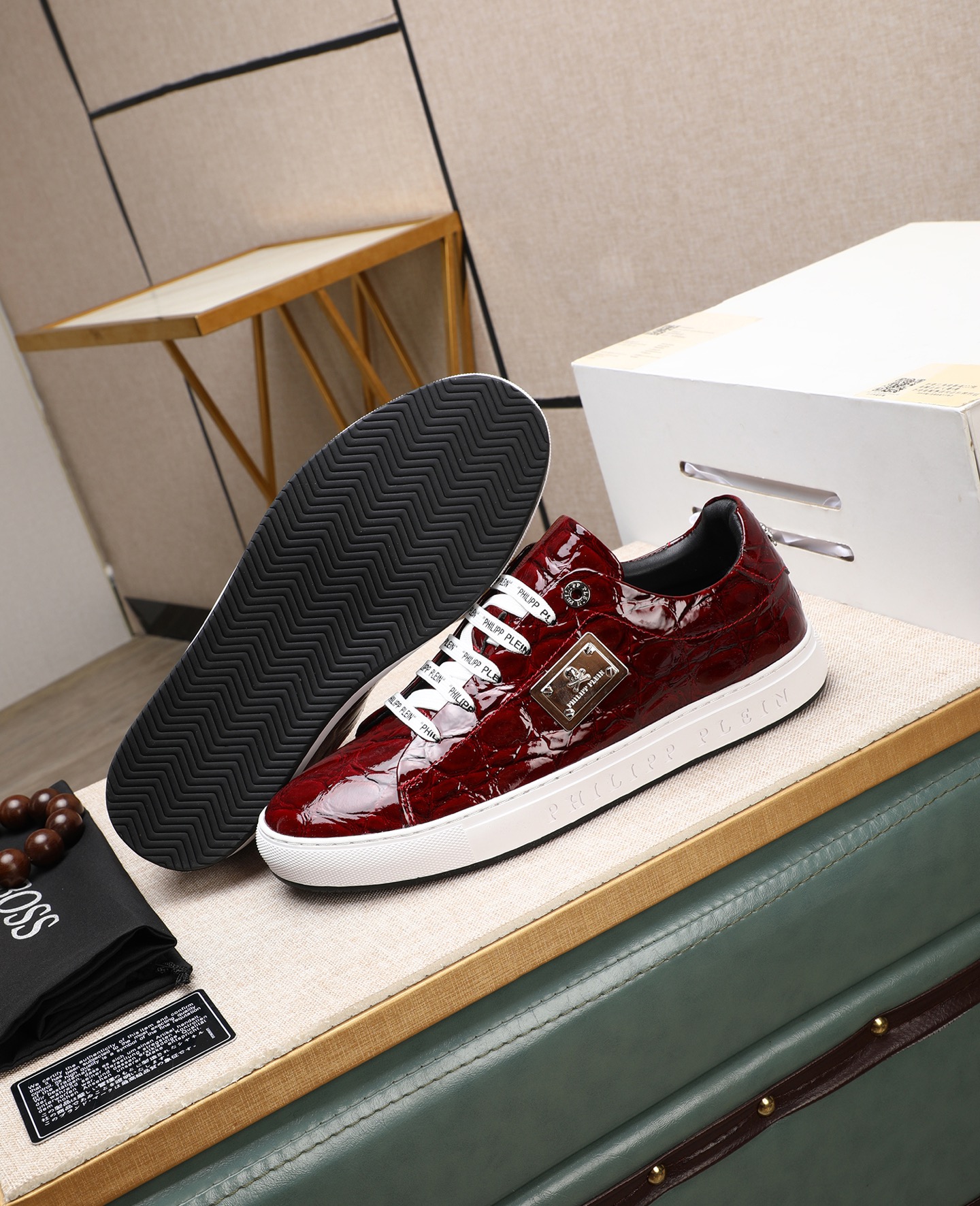 Precio de fábrica PP Phillip Calidad original. Entrenadores de estilo moderno único. Zapatos casuale
