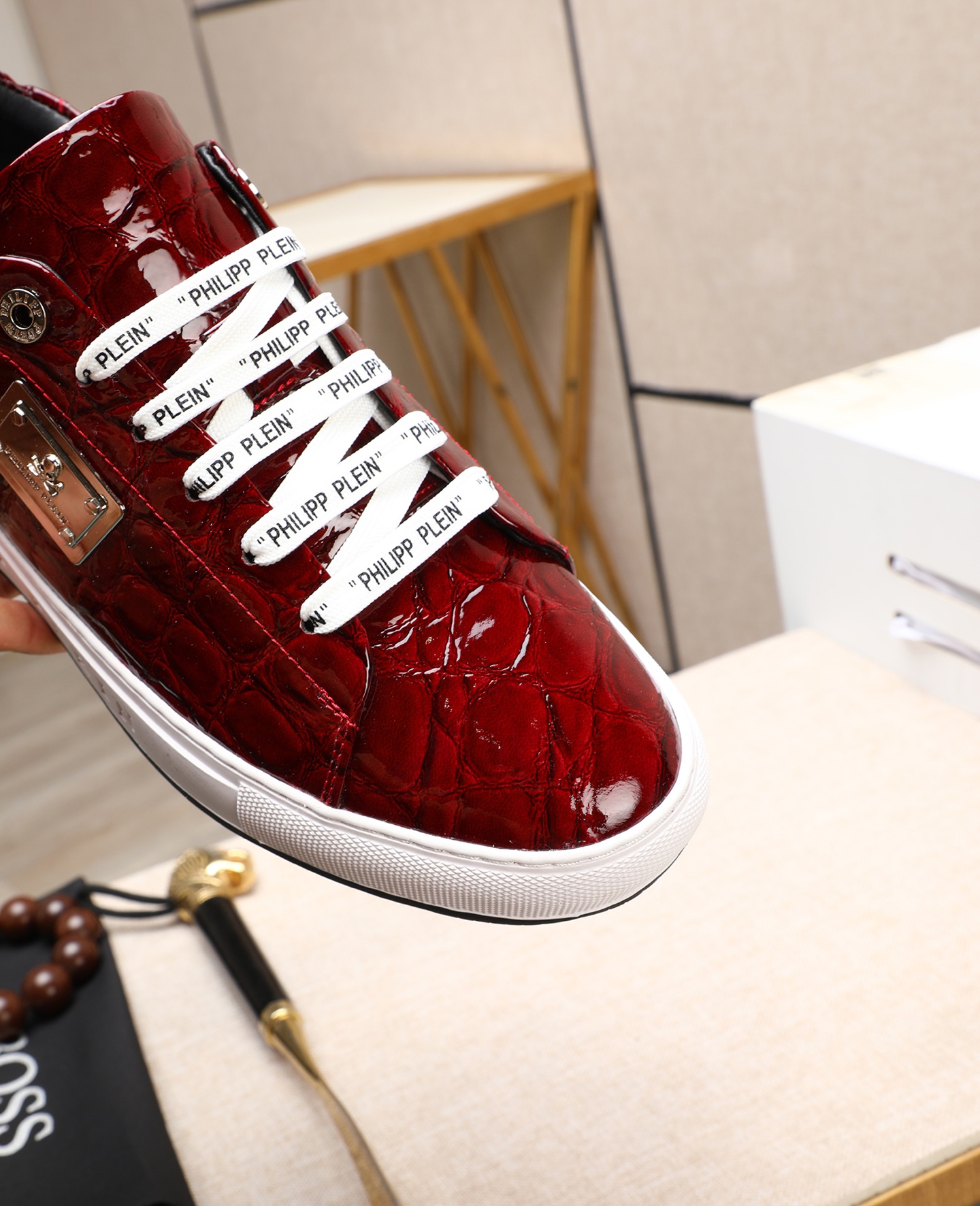 Precio de fábrica PP Phillip Calidad original. Entrenadores de estilo moderno único. Zapatos casuale