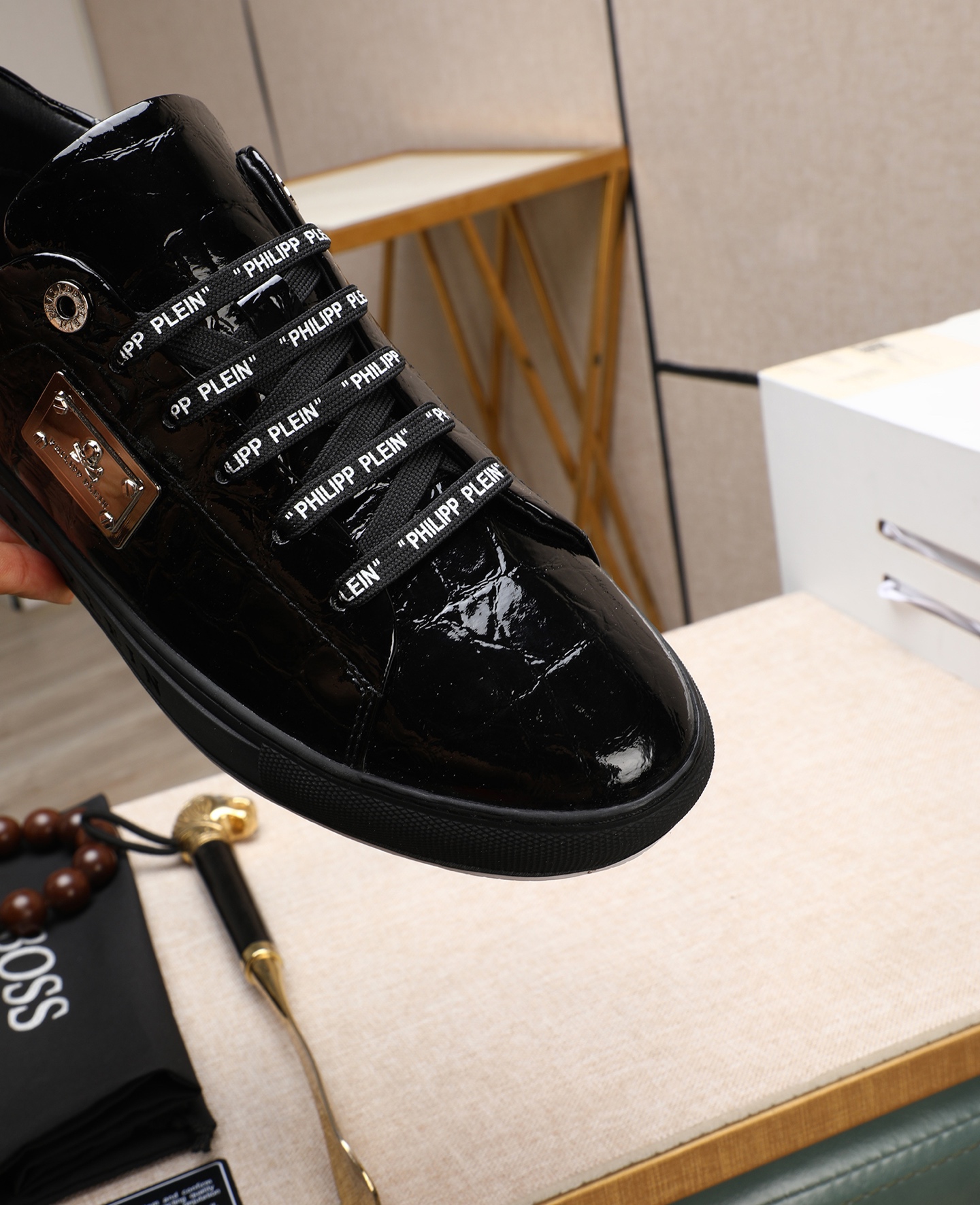 Precio de fábrica PP Phillip Calidad original. Entrenadores de estilo moderno único. Zapatos casuale