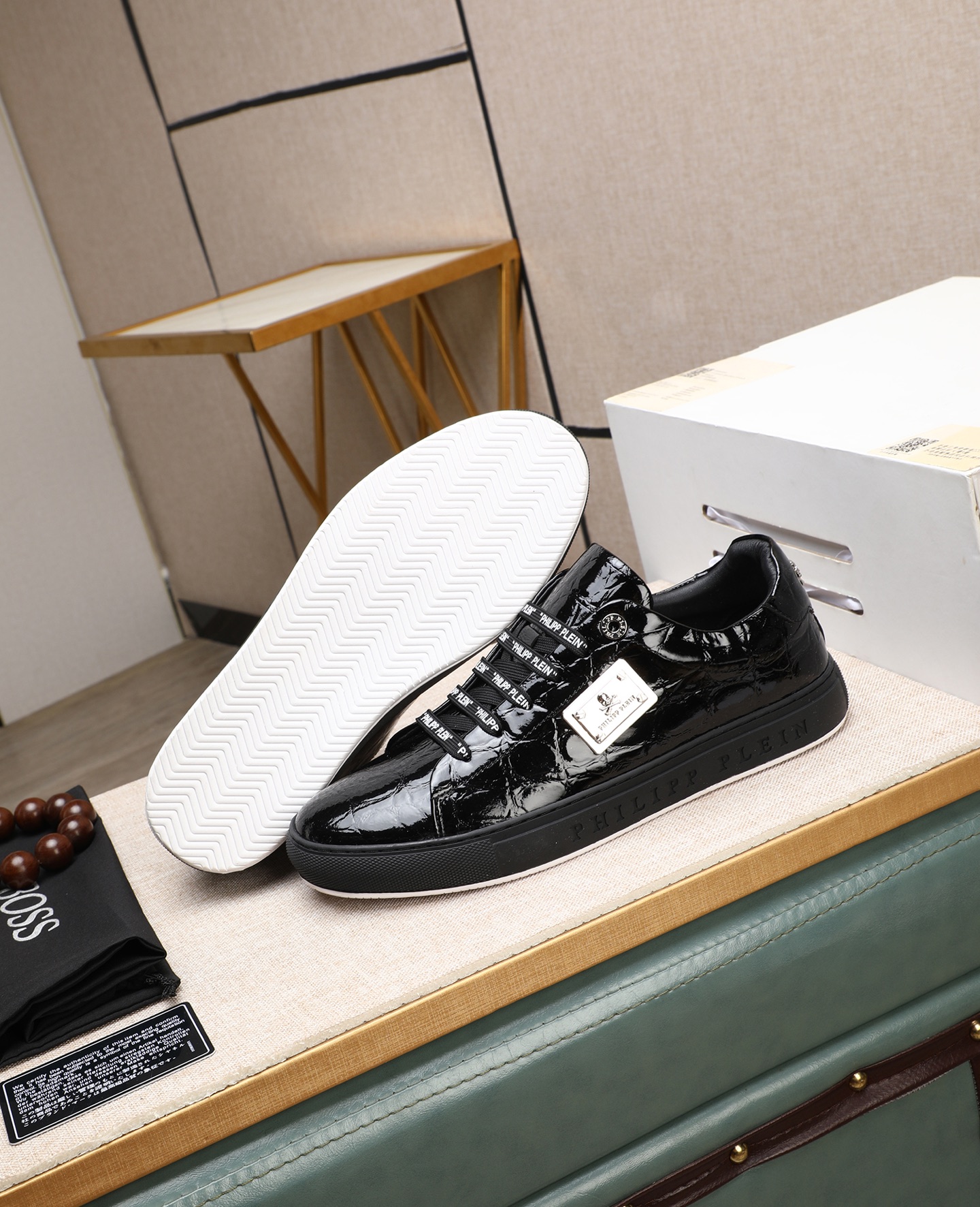 Precio de fábrica PP Phillip Calidad original. Entrenadores de estilo moderno único. Zapatos casuale