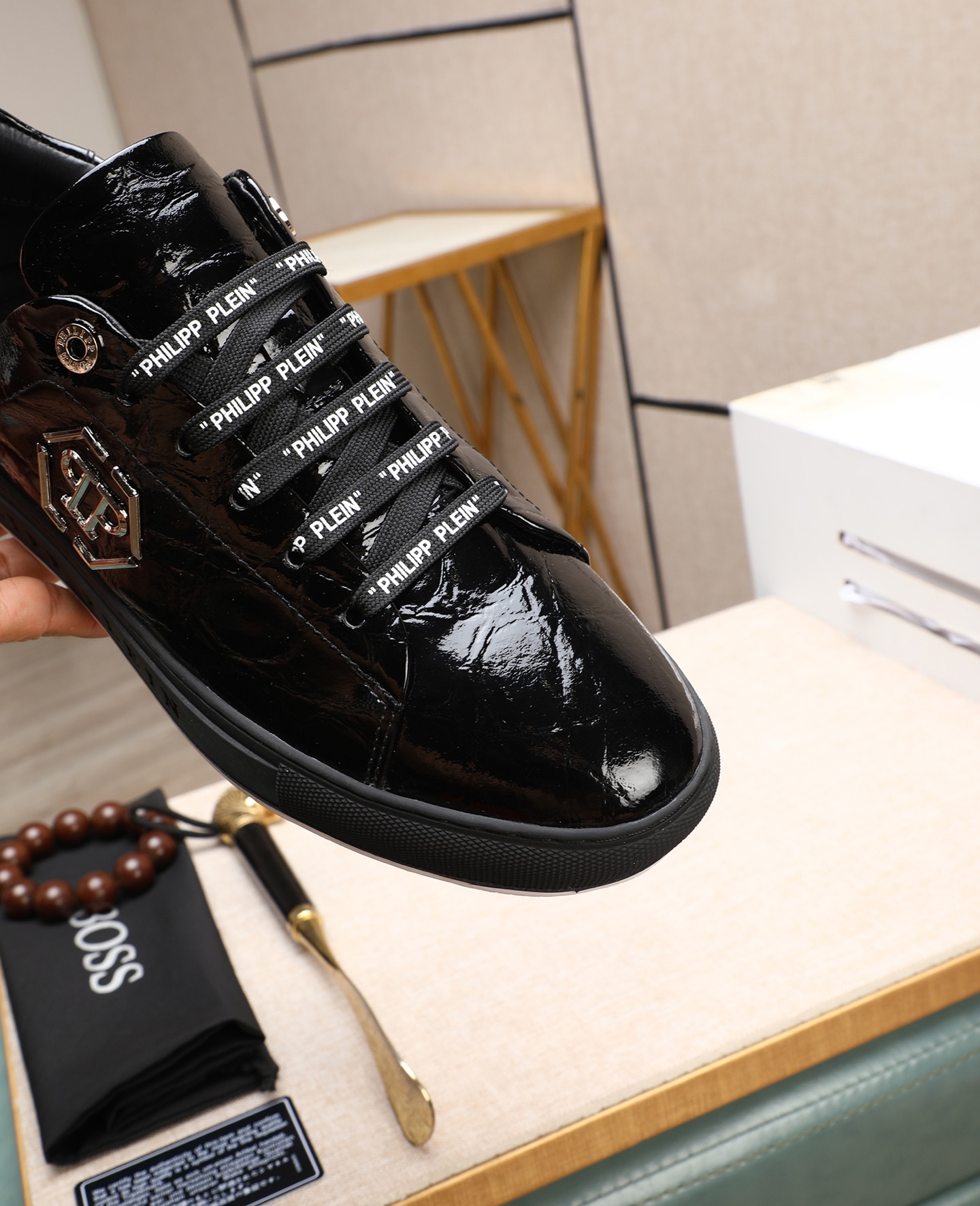 Precio de fábrica PP Phillip Calidad original. Entrenadores de estilo moderno único. Zapatos casuale