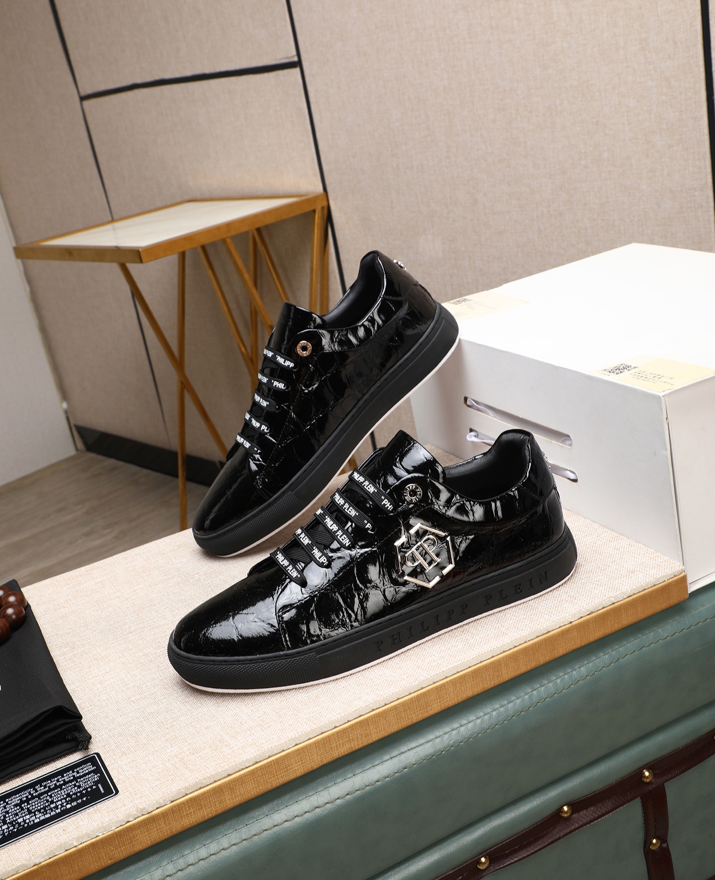 Precio de fábrica PP Phillip Calidad original. Entrenadores de estilo moderno único. Zapatos casuale