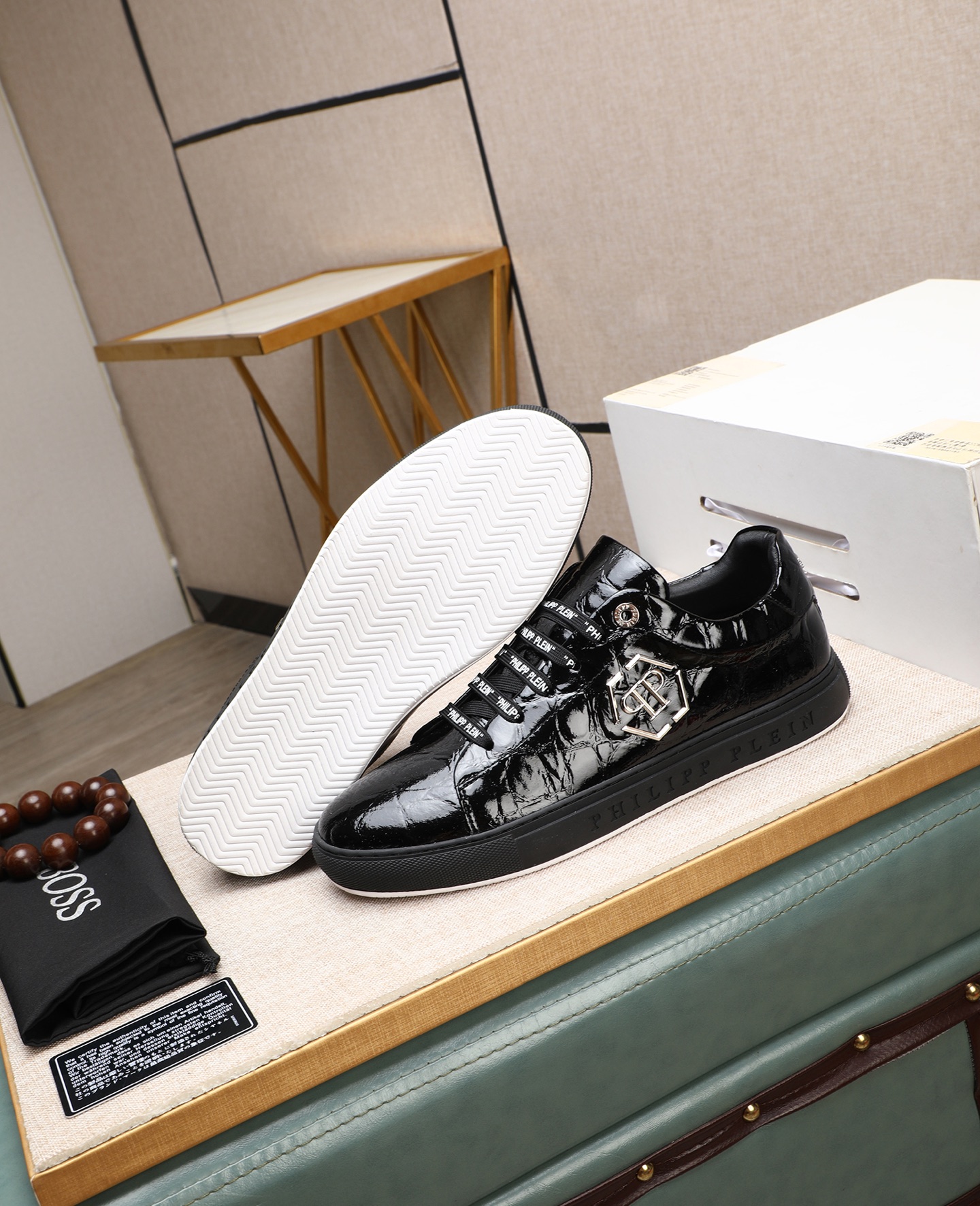 Precio de fábrica PP Phillip Calidad original. Entrenadores de estilo moderno único. Zapatos casuale