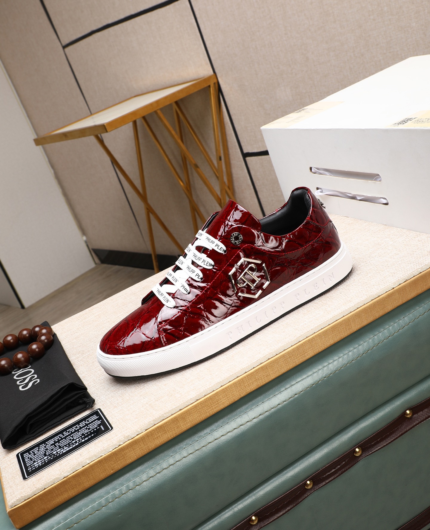 Precio de fábrica PP Phillip Calidad original. Entrenadores de estilo moderno único. Zapatos casuale