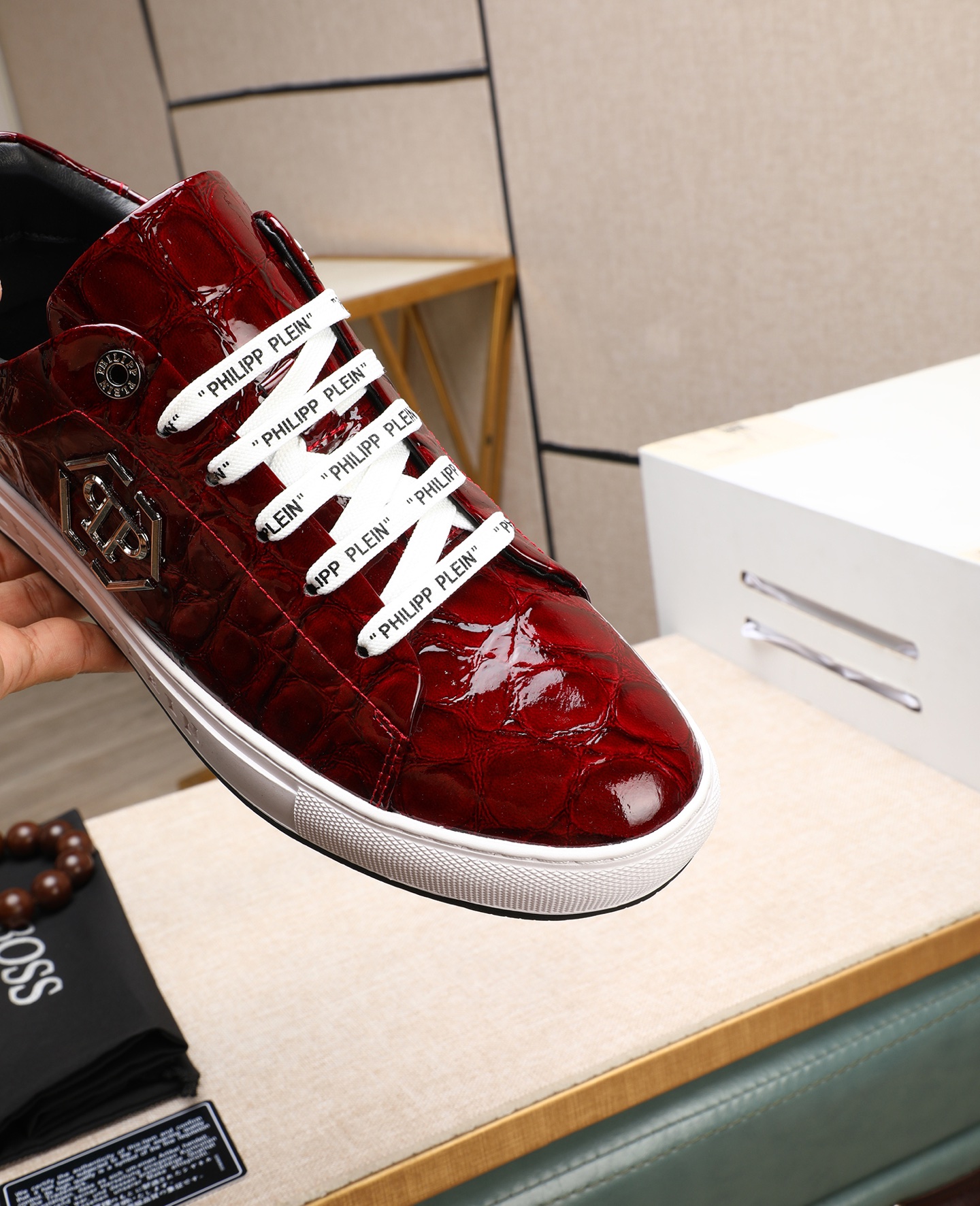 Precio de fábrica PP Phillip Calidad original. Entrenadores de estilo moderno único. Zapatos casuale